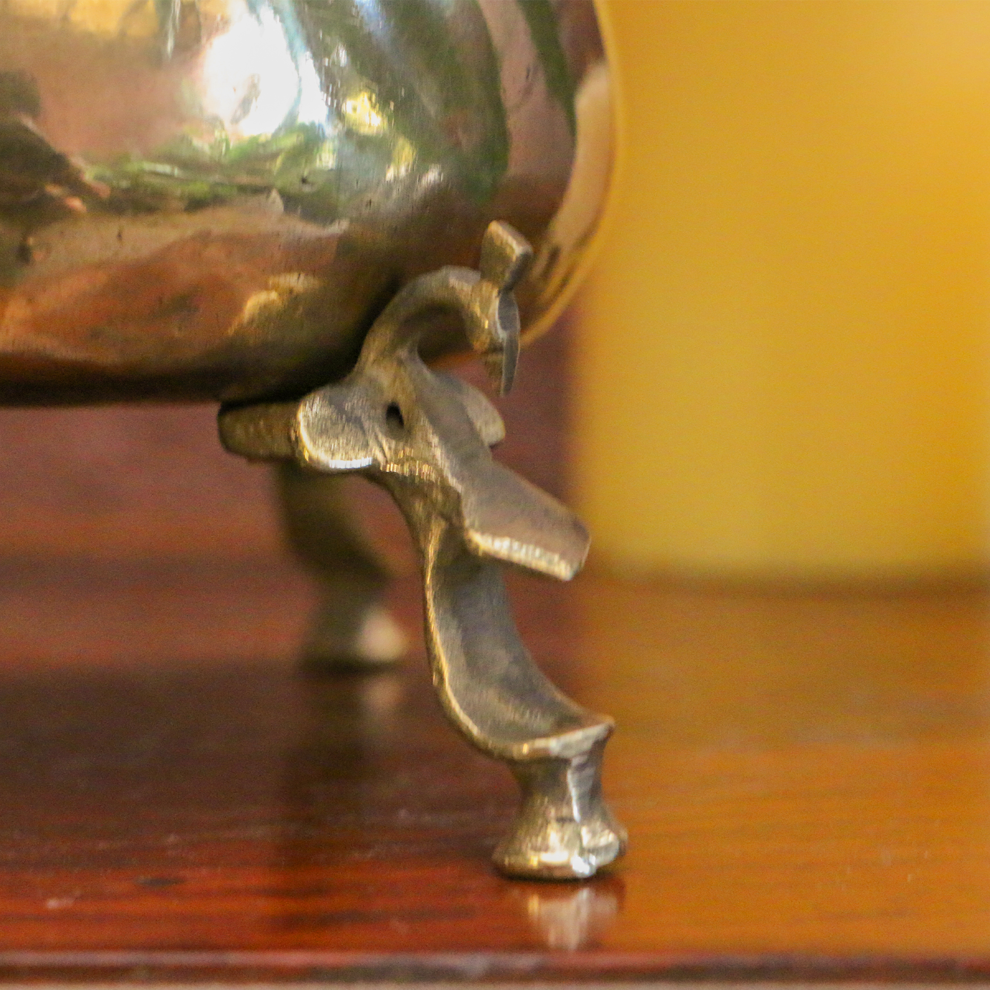 Ambi Pure Brass Vintage Lota on Legs
