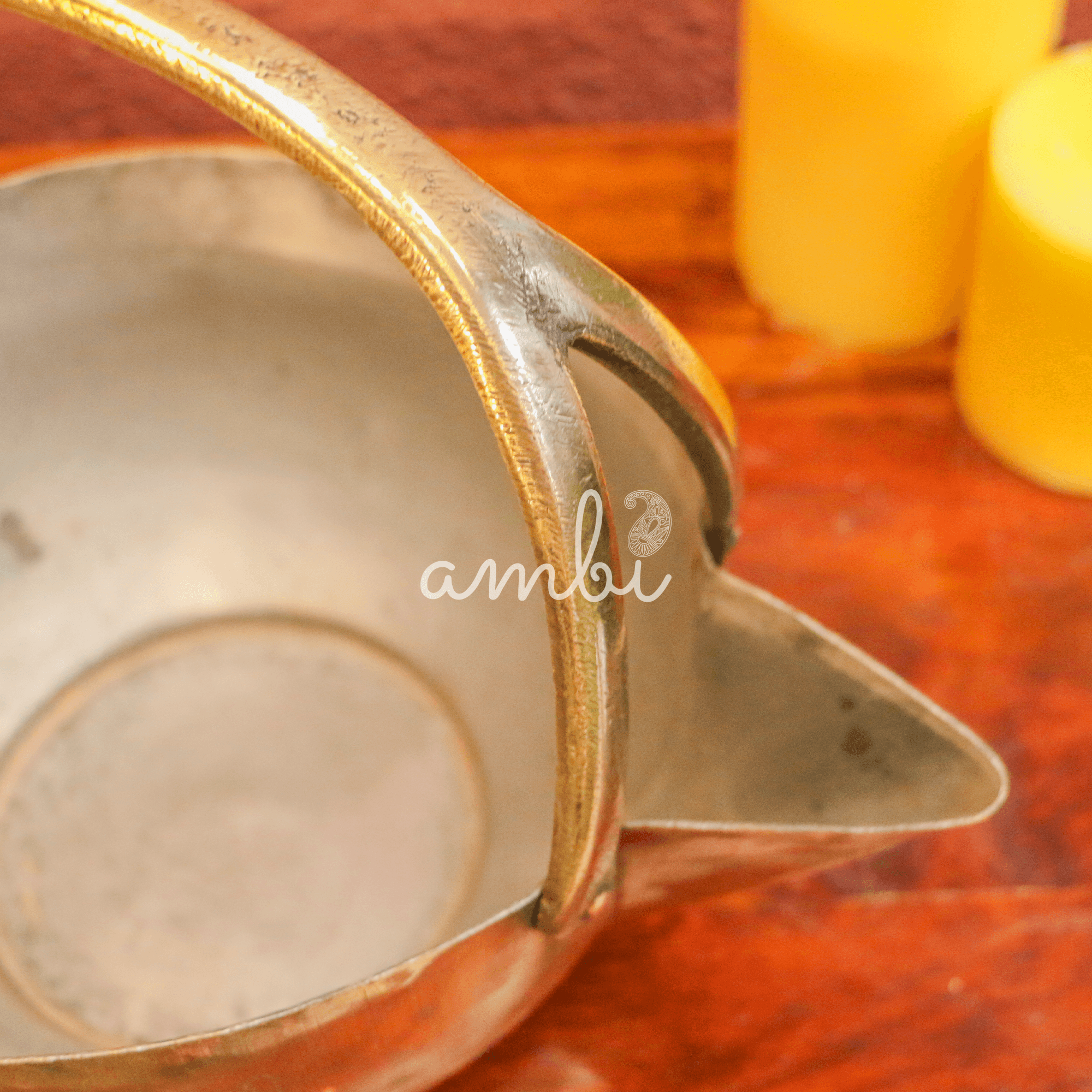 Vintage Brass Rare Curry Serving Bowl - A Rare Gem