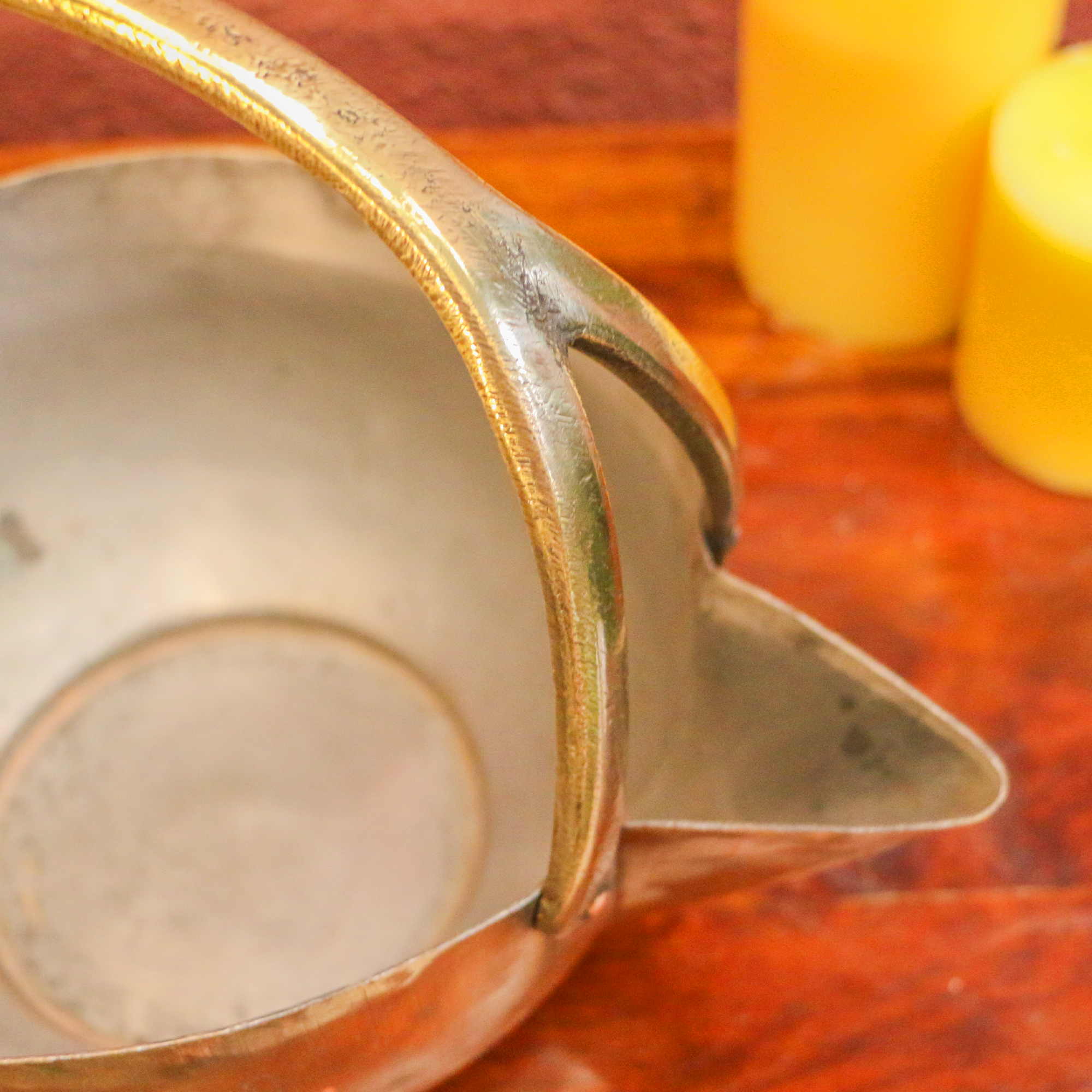 Vintage Brass Rare Curry Serving Bowl - A Rare Gem