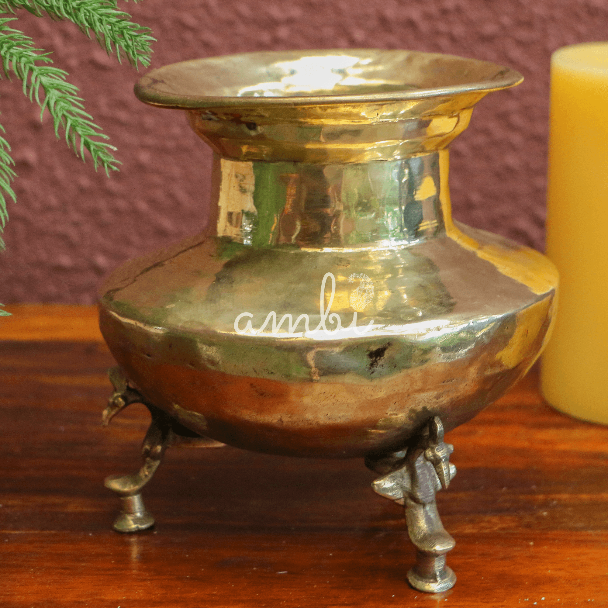 Vintage Water Pot (Mataka) on Legs