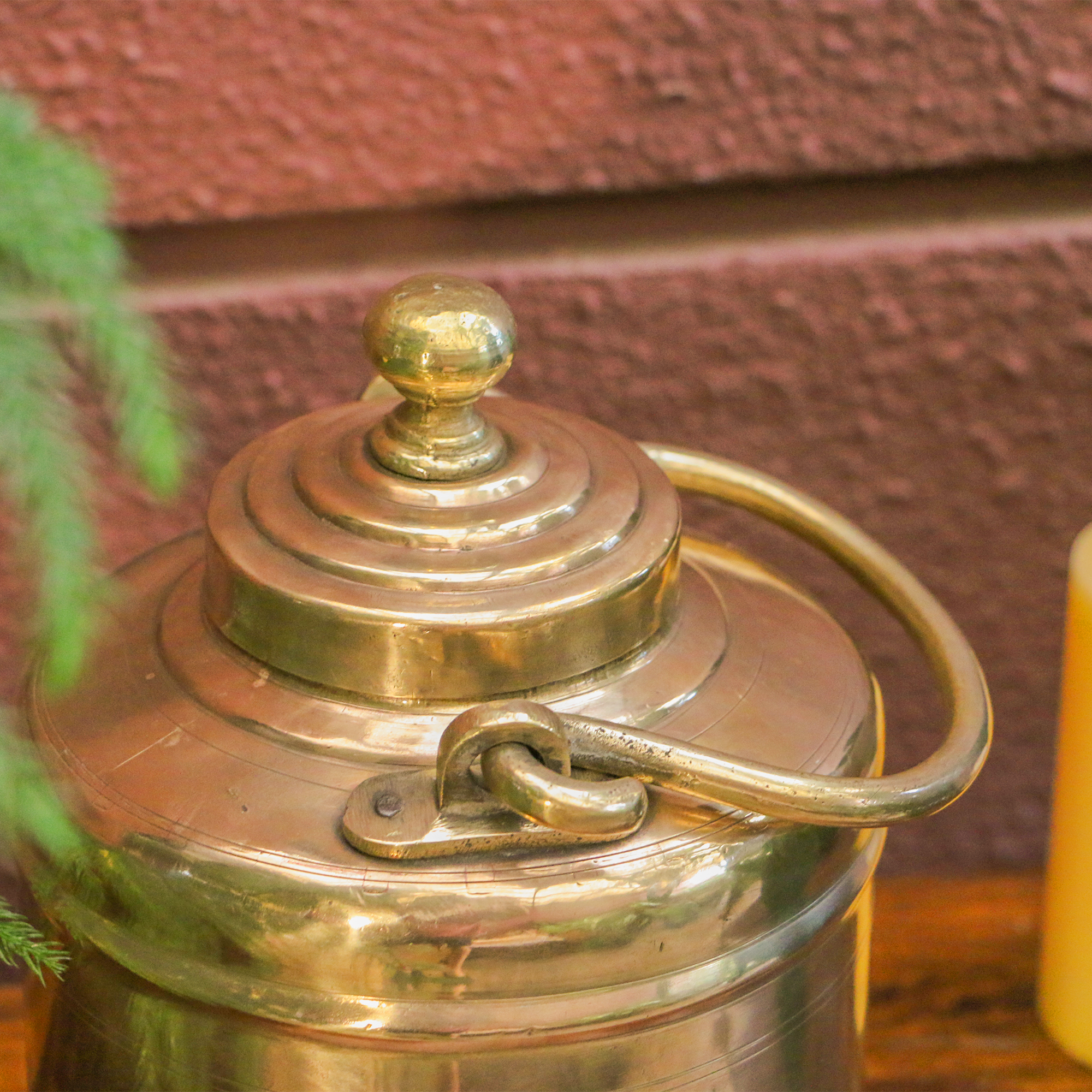 Vintage Bharni / Barni Ghee Storage Pot - Very Heavy and a Statement Piece ! - Large Size