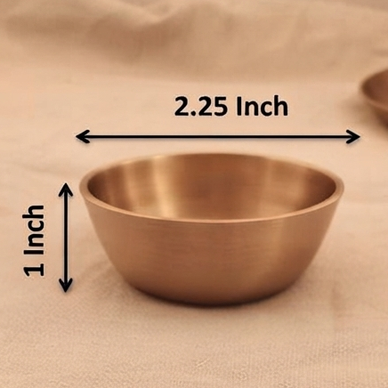 Ambi Home Pure Kansa Puja Thali Set for Thakur Ji Bhog – Diwali & Festive Pooja
