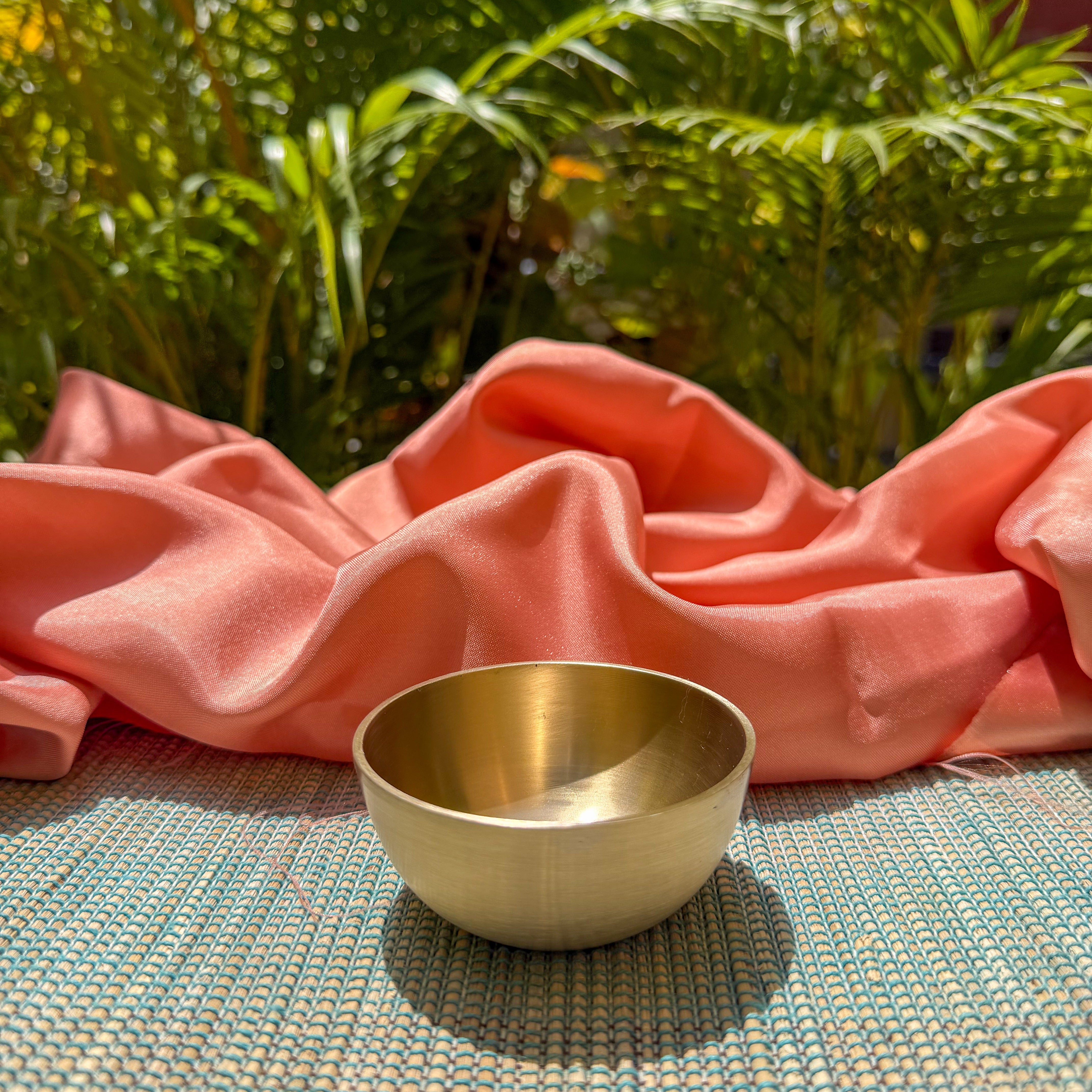 Ambi Pure Brass Small Thali Set of 4 | Kids Thali & Breakfast Thali Set