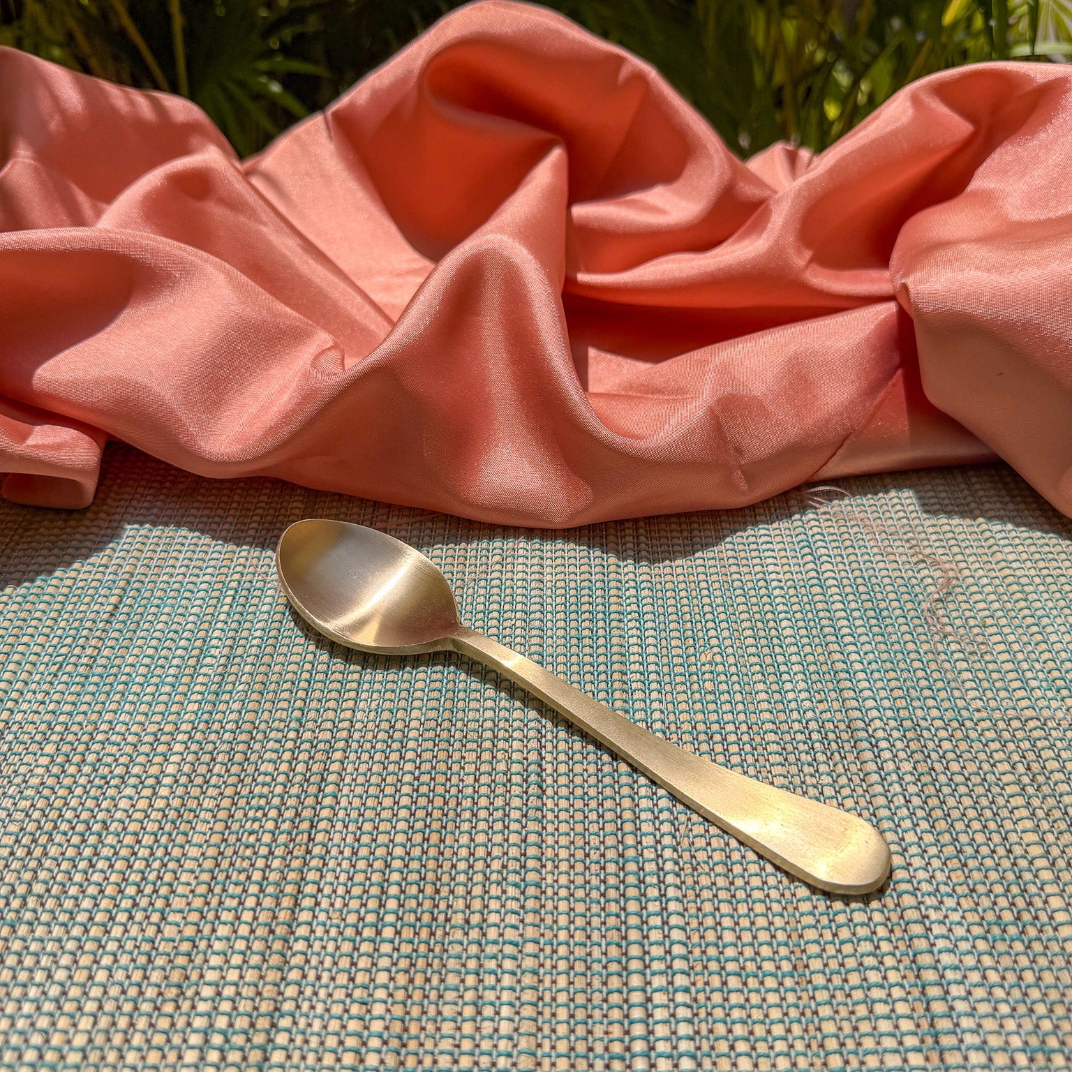 Ambi Pure Brass Small Thali Set of 4 | Kids Thali & Breakfast Thali Set
