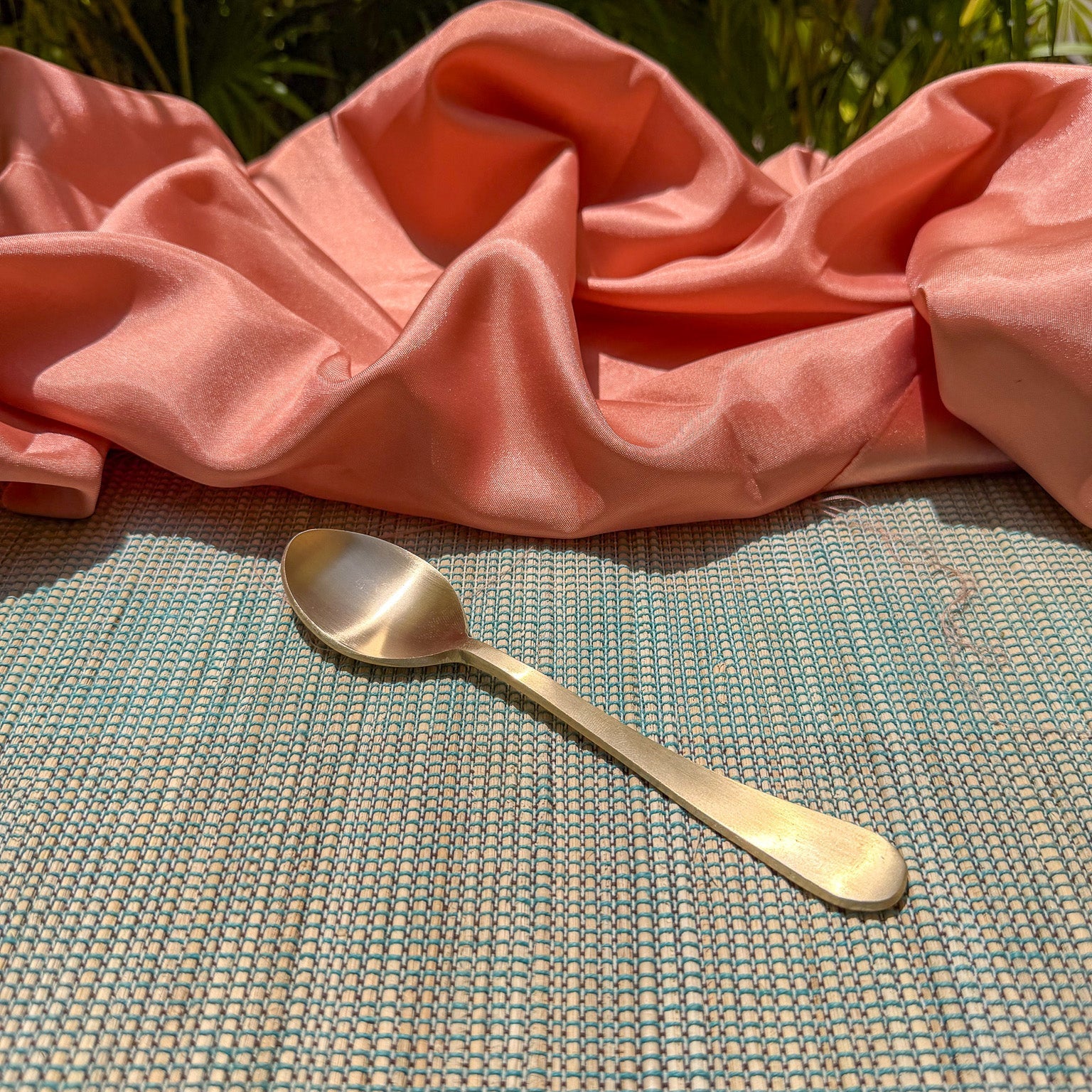 Ambi Pure Brass Small Thali Set of 4 | Kids Thali & Breakfast Thali Set