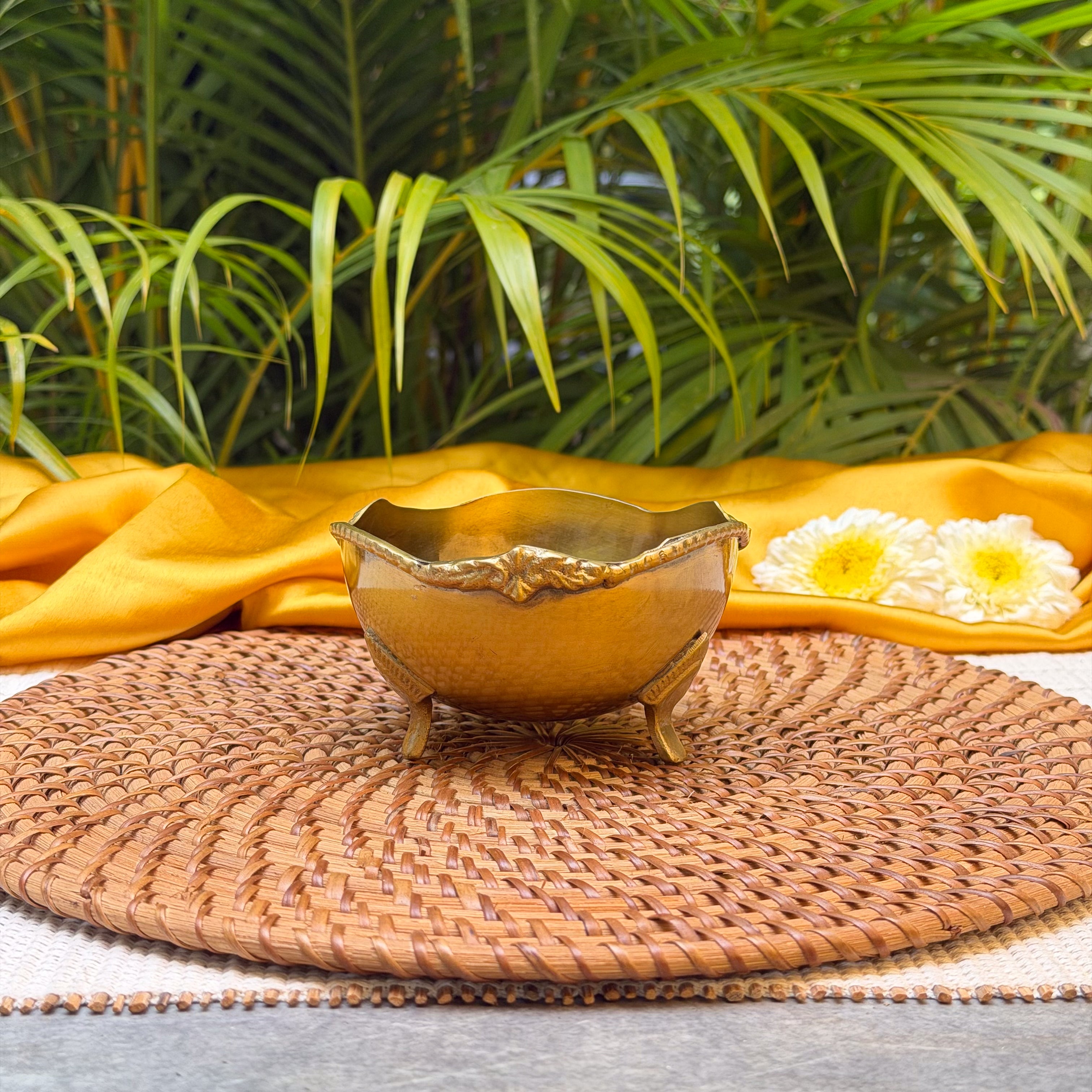 Ambi Pure Brass Heritage Nut Bowl - Luxury Edit