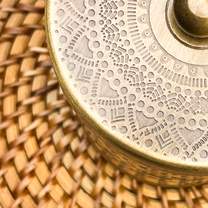 100% Pure Brass Air-Tight Storage Jar Boxes (Tea & Sugar) – Medium Size