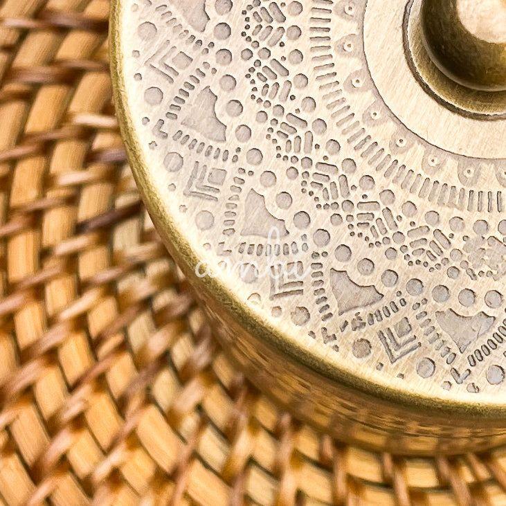 100% Pure Brass Tea and Sugar Air Tight Storage Jar Boxes