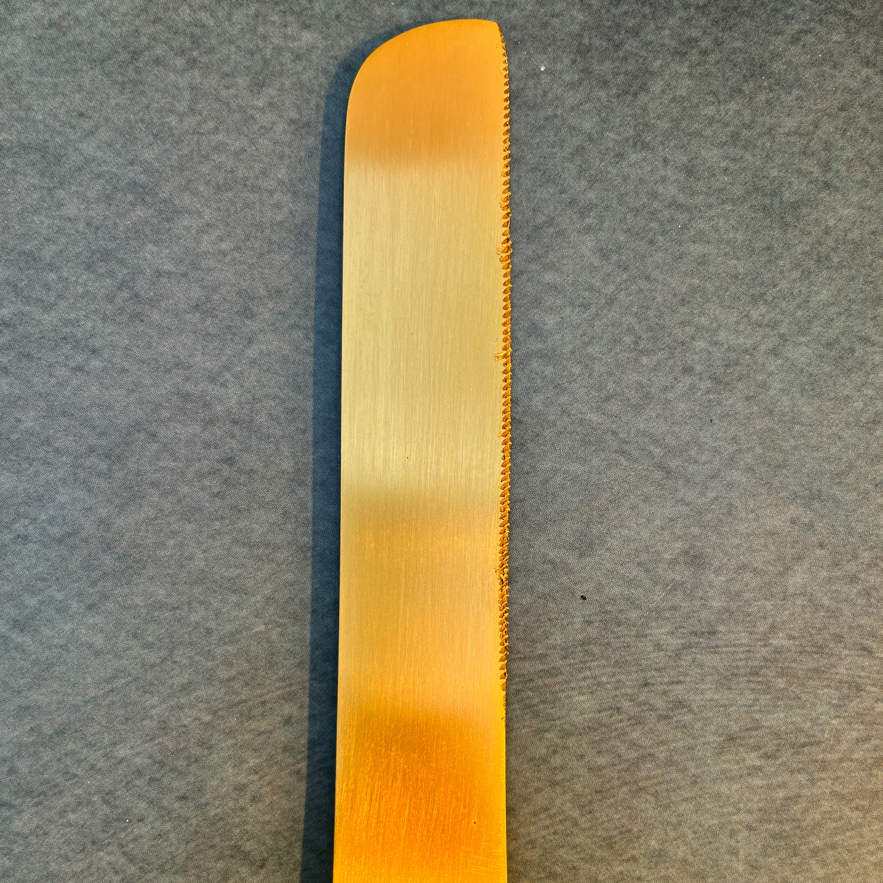 AMBI Pure Brass Heavy Handcrafted Rectangle Knife with Satin Polish