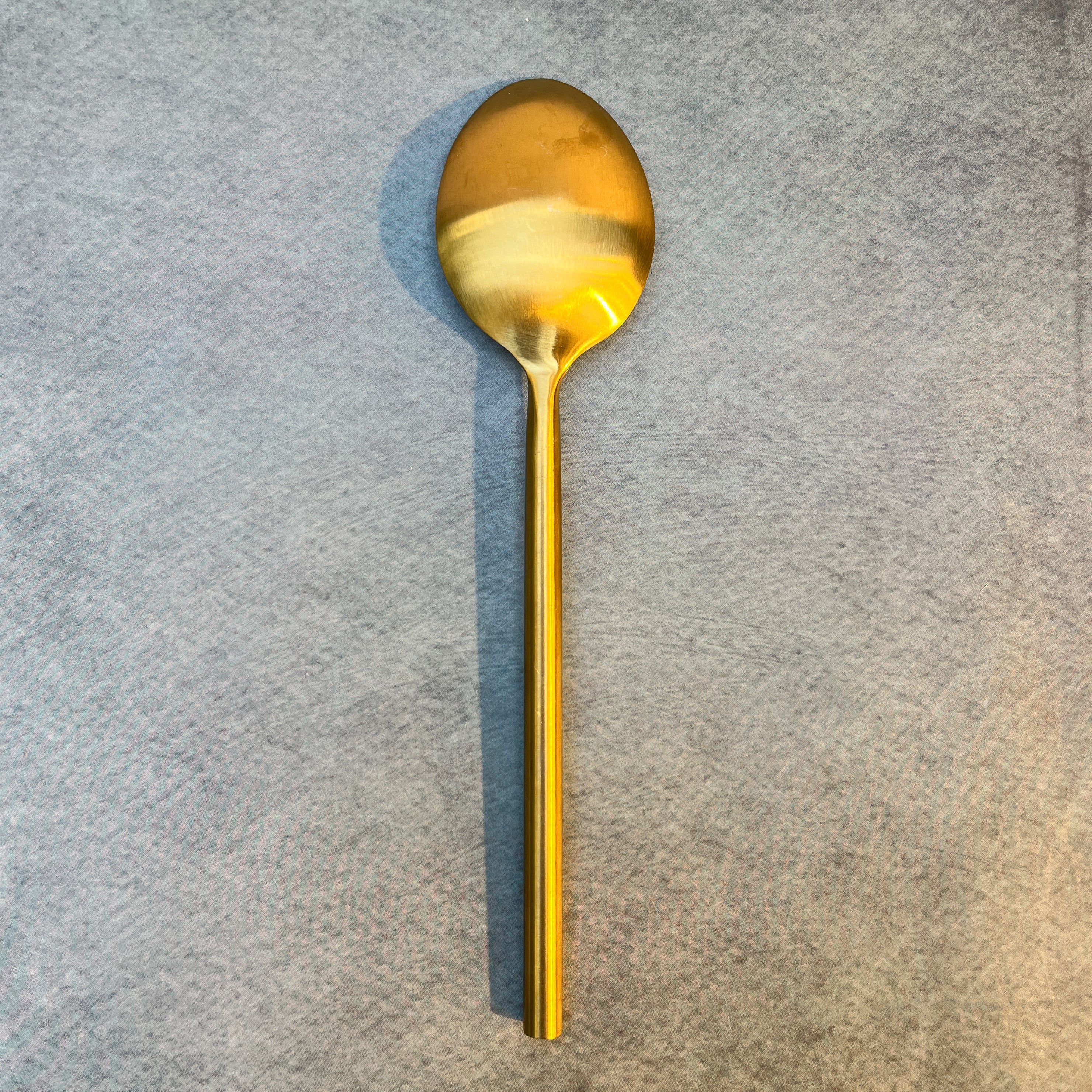 AMBI Pure Brass Minimal Luxe Tube Spoon Set of 2