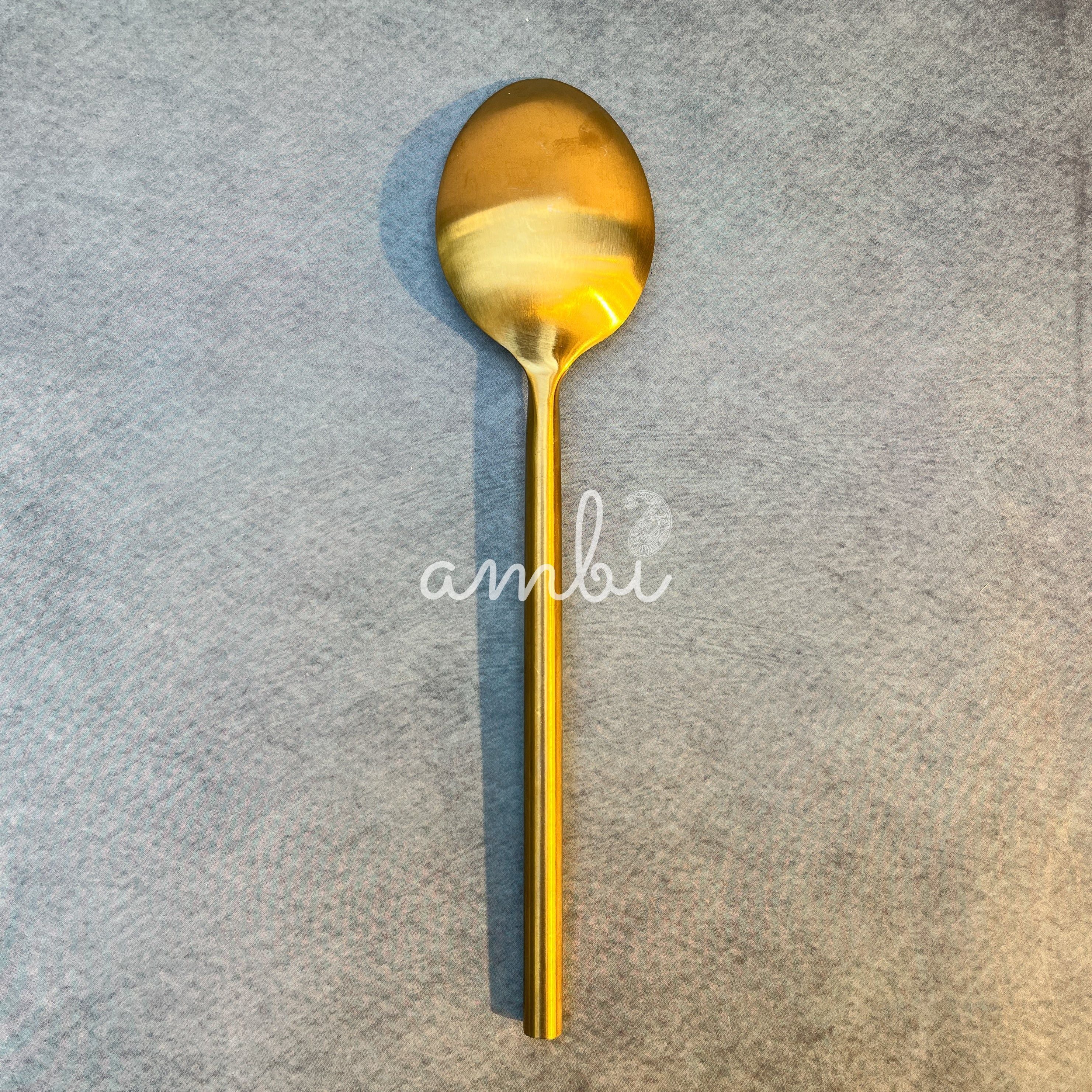 AMBI Pure Brass coffee Spoon Set of 2 - Small