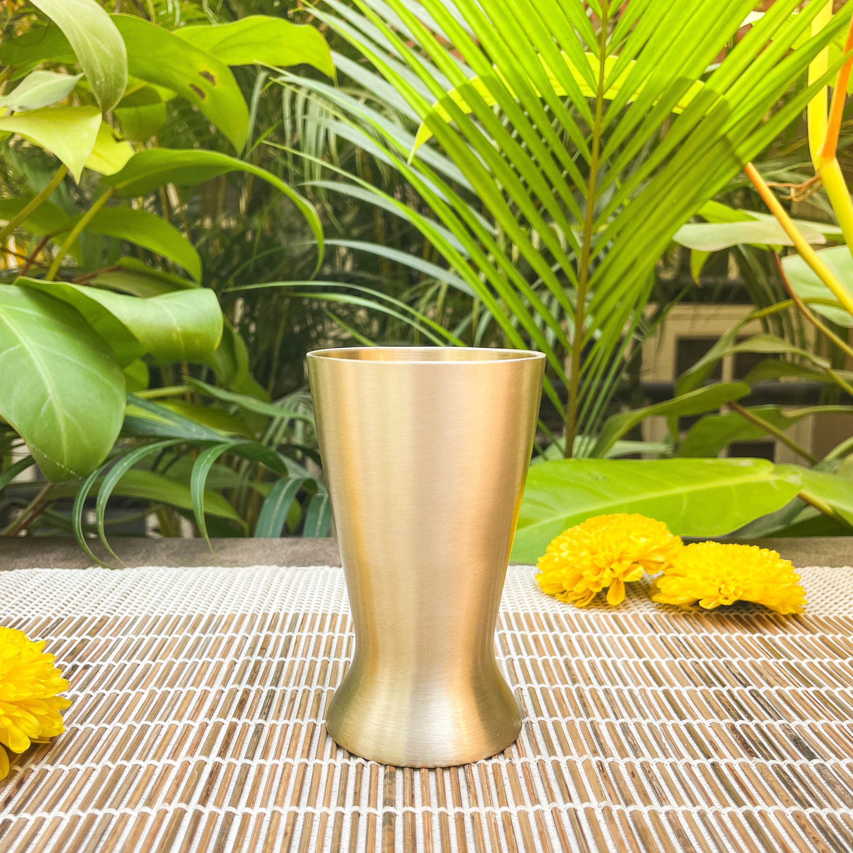 AMBI Royal 100% Pure Lead Free Kansa Small Glass -100 ml