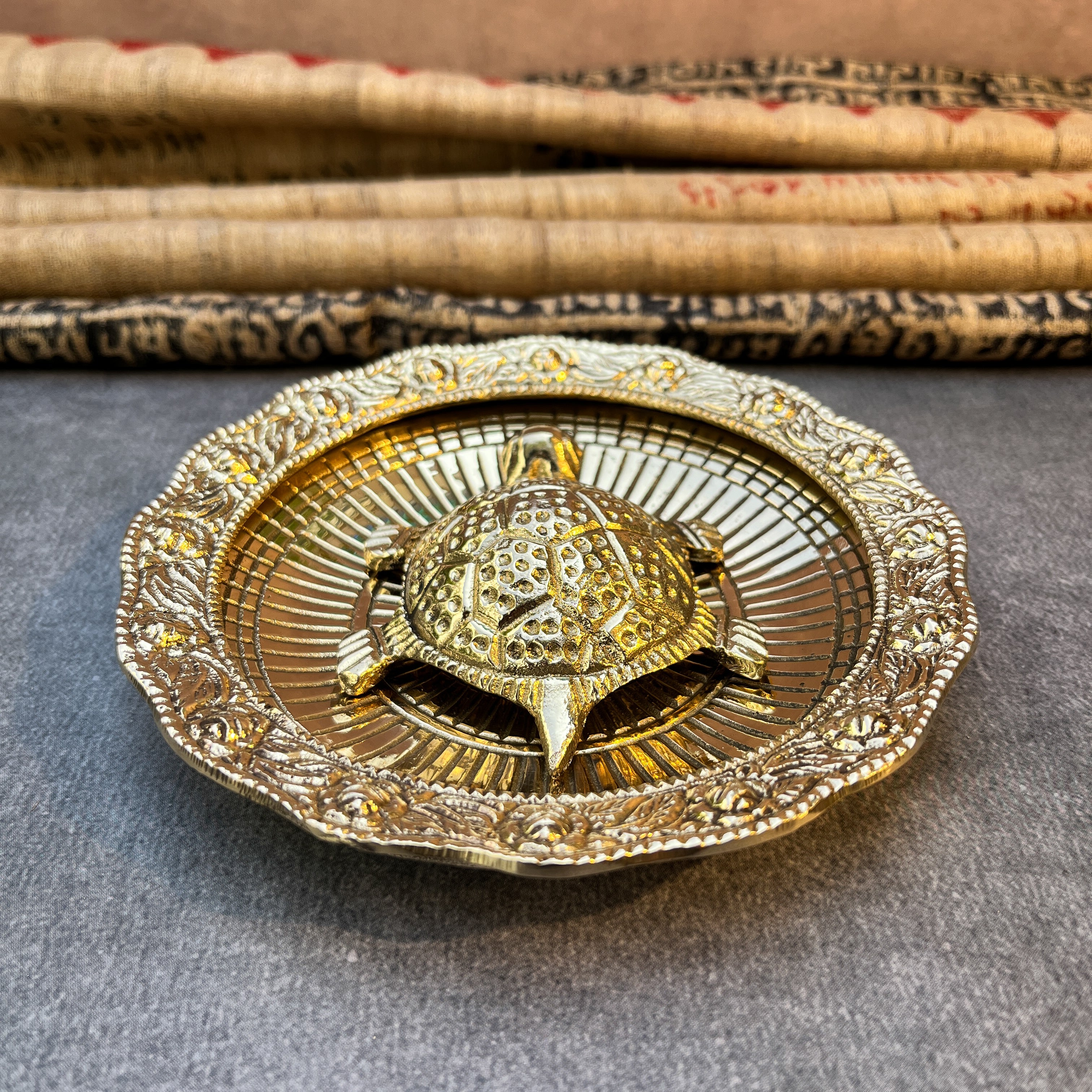 Ambi Pure Brass Tortoise/Turtle for Good Vibes , Vastu & Feng Shui