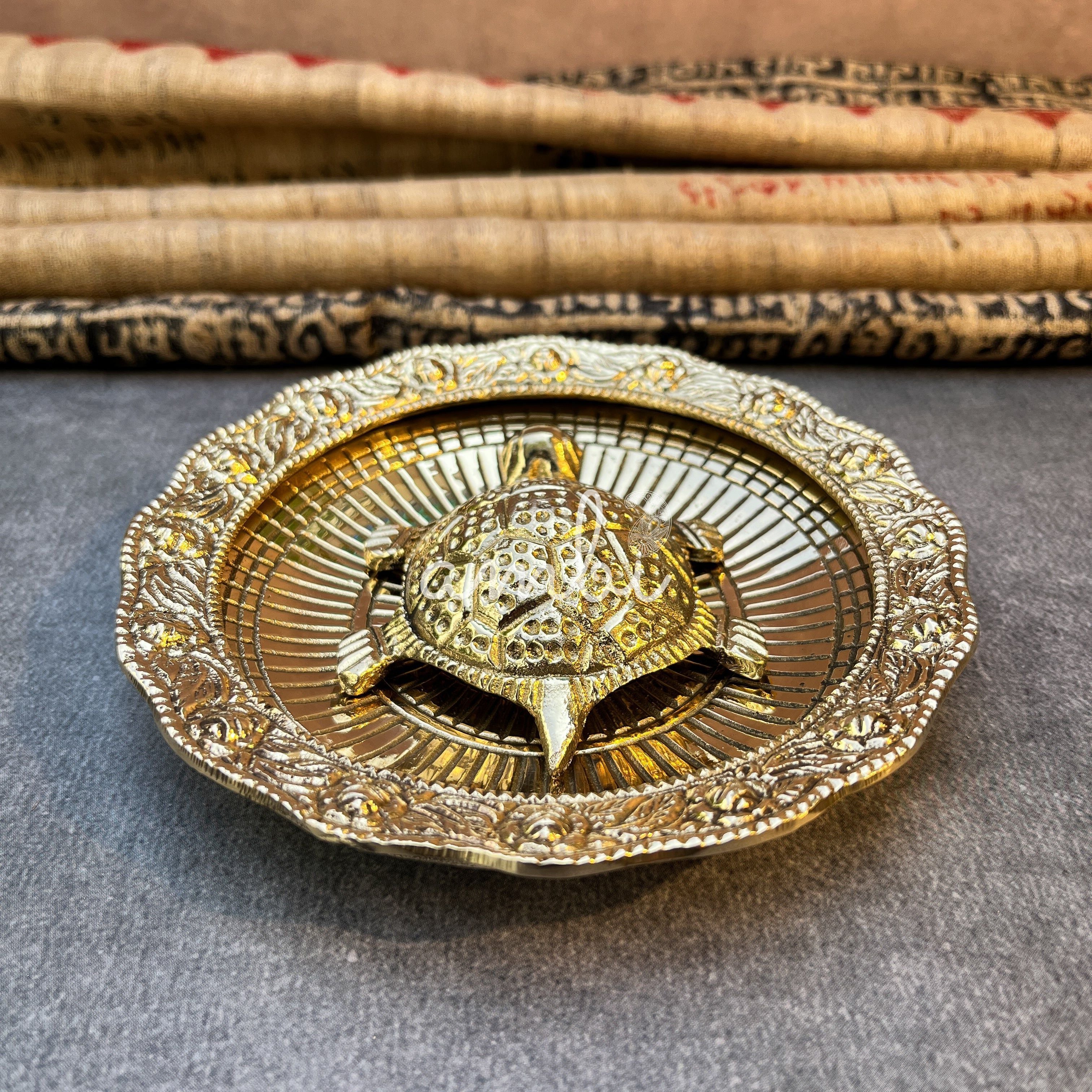 Ambi Pure Brass Tortoise/Turtle for Good Vibes , Vastu & Feng Shui