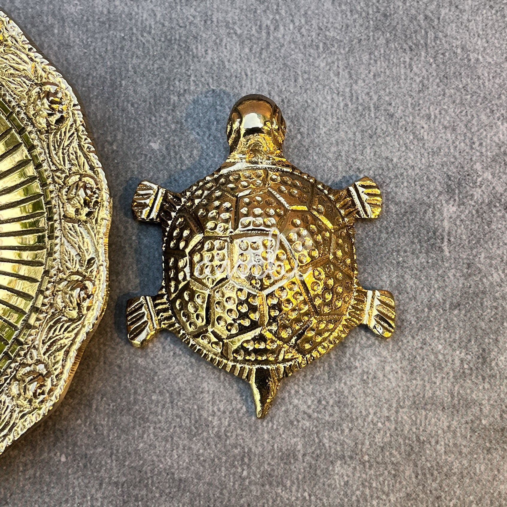 Ambi Pure Brass Tortoise/Turtle for Good Vibes , Vastu & Feng Shui