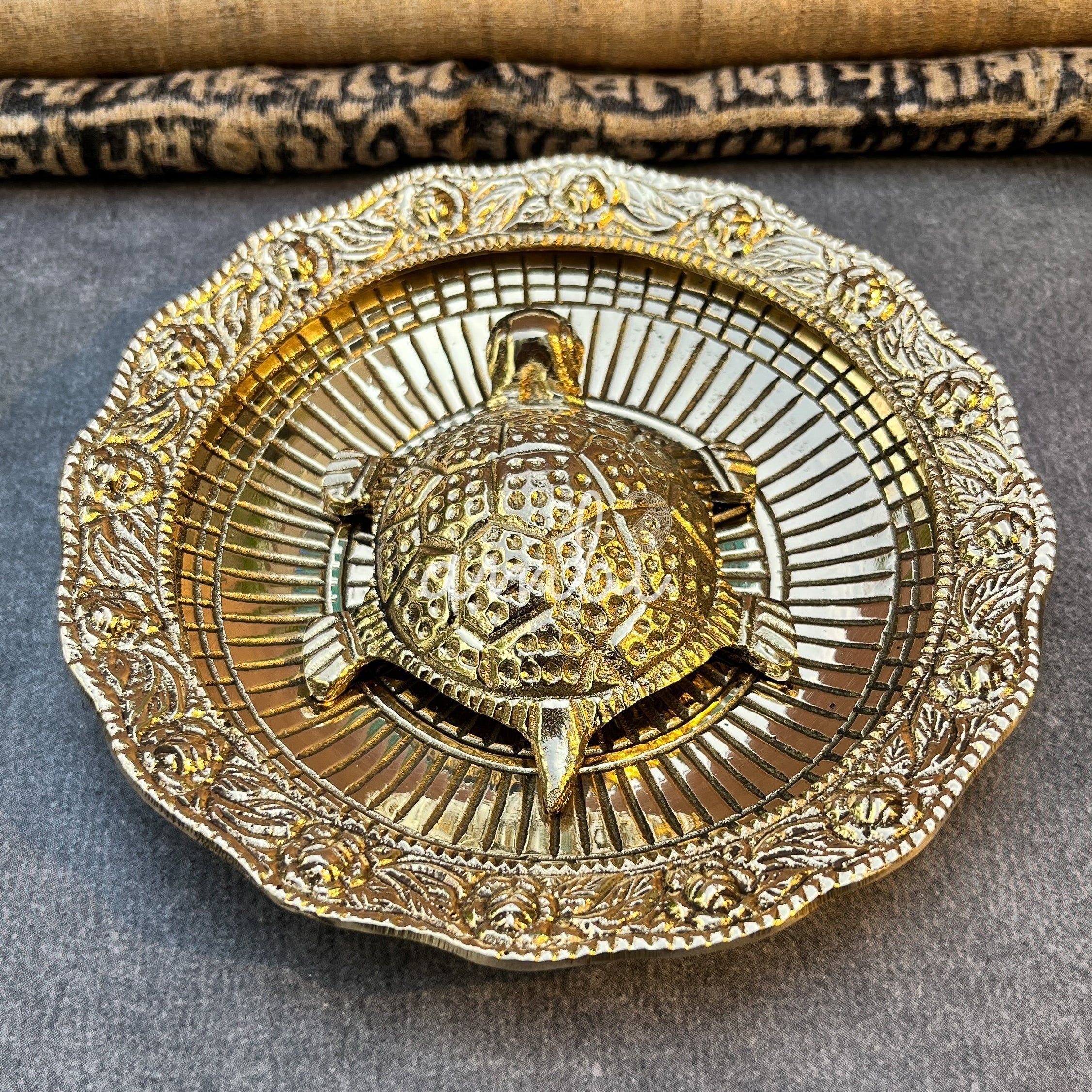 Ambi Pure Brass Tortoise/Turtle for Good Vibes , Vastu & Feng Shui