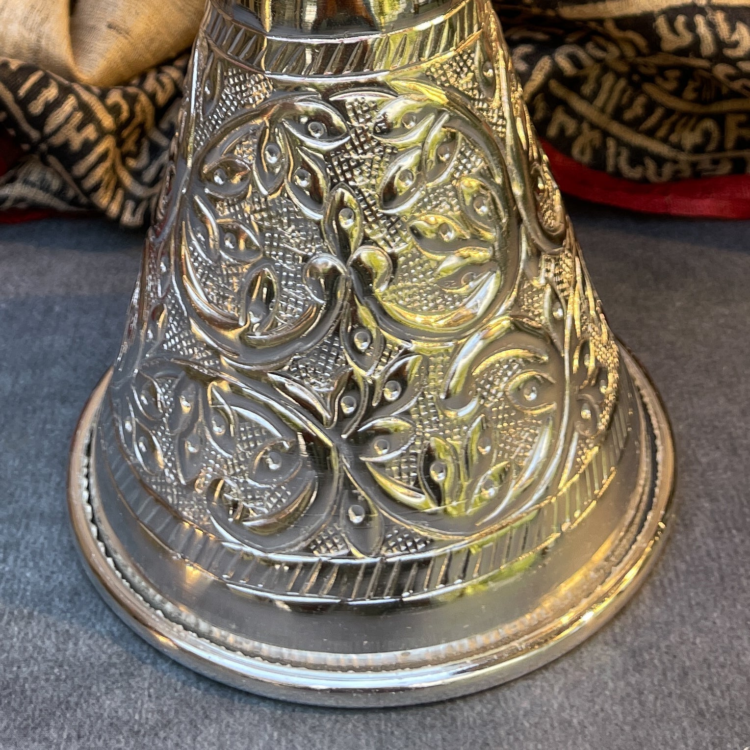 Ambi Silver-Plated Brass Peacock Oil Lamp – Decorative Pooja Diya | 400g