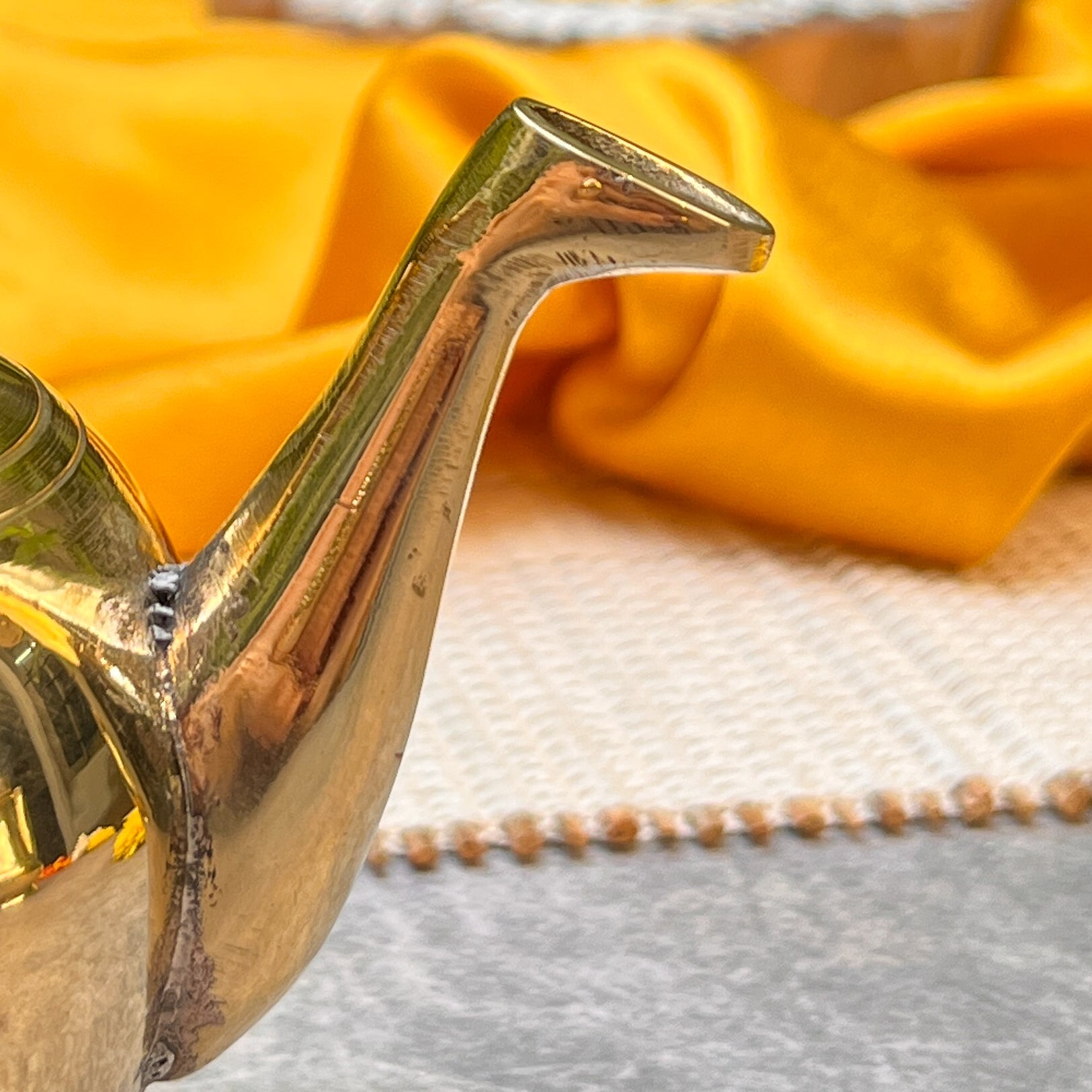 100 % Brass Kumbh Lota for Pooja / Abhishek or Water Storage With Long Spout | Capacity: 400–500 ML | Large