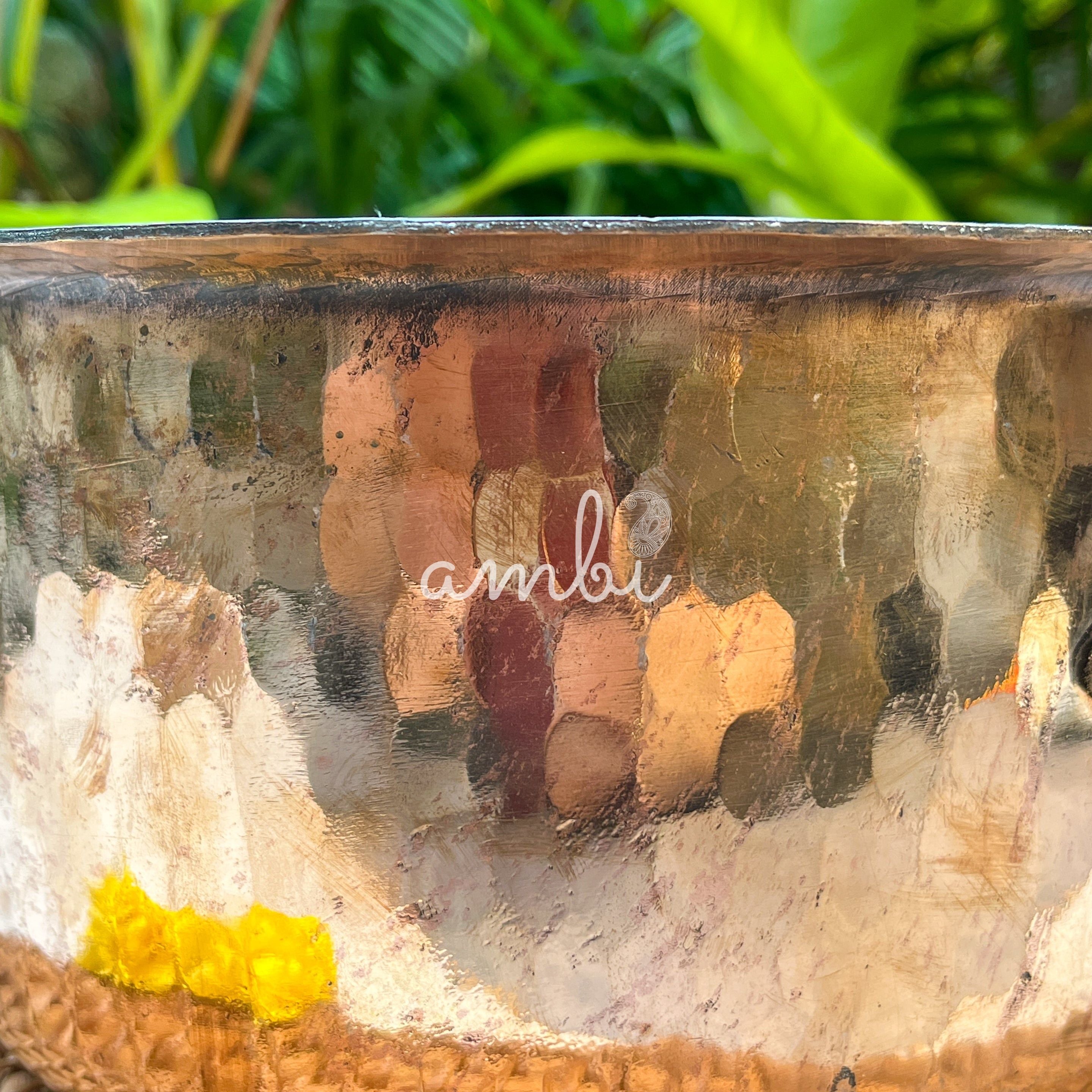 Beautiful Pure Copper Traditional Patila - Plain Design - 3.5 L