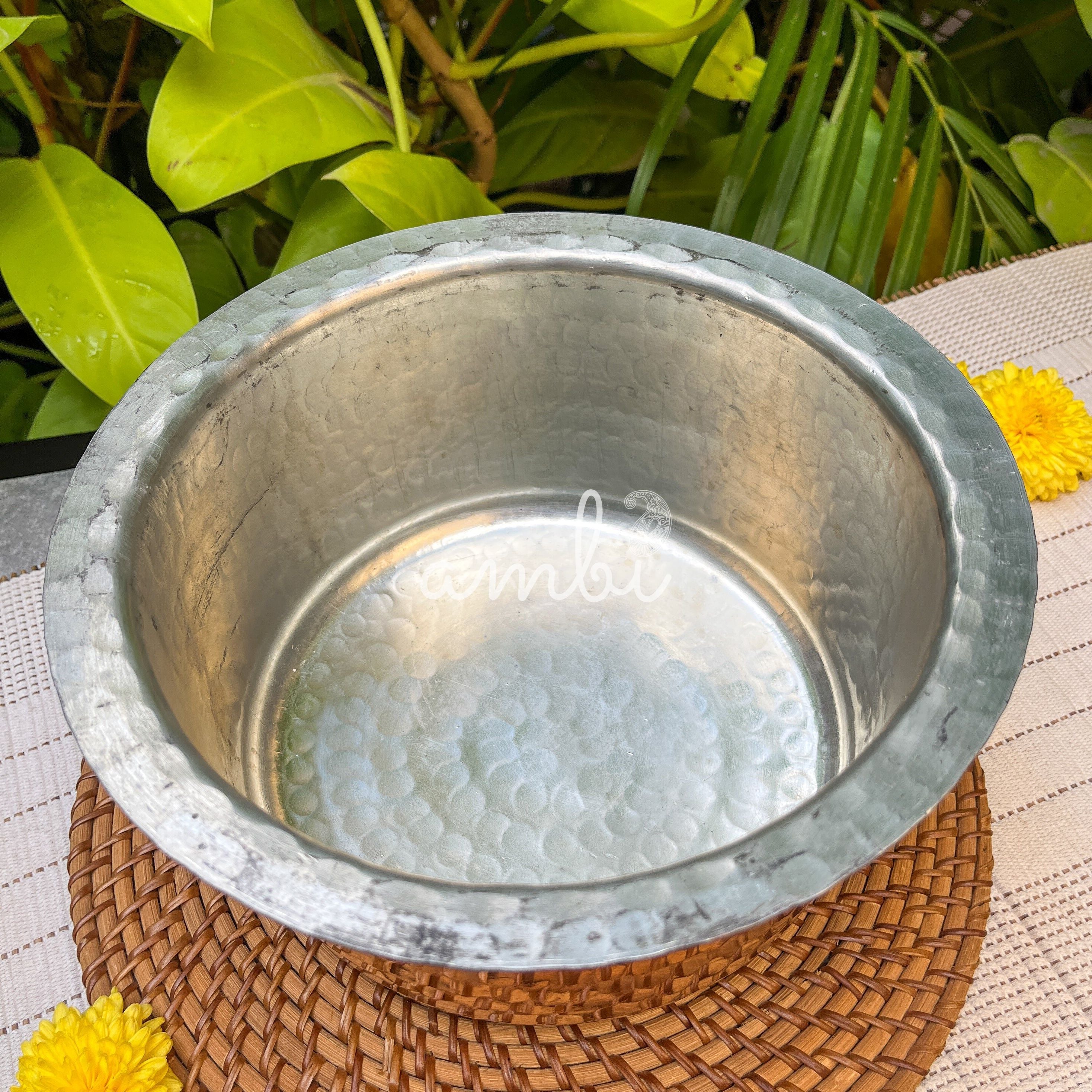 Beautiful Pure Copper Traditional Patila - Plain Design - 3.0 L