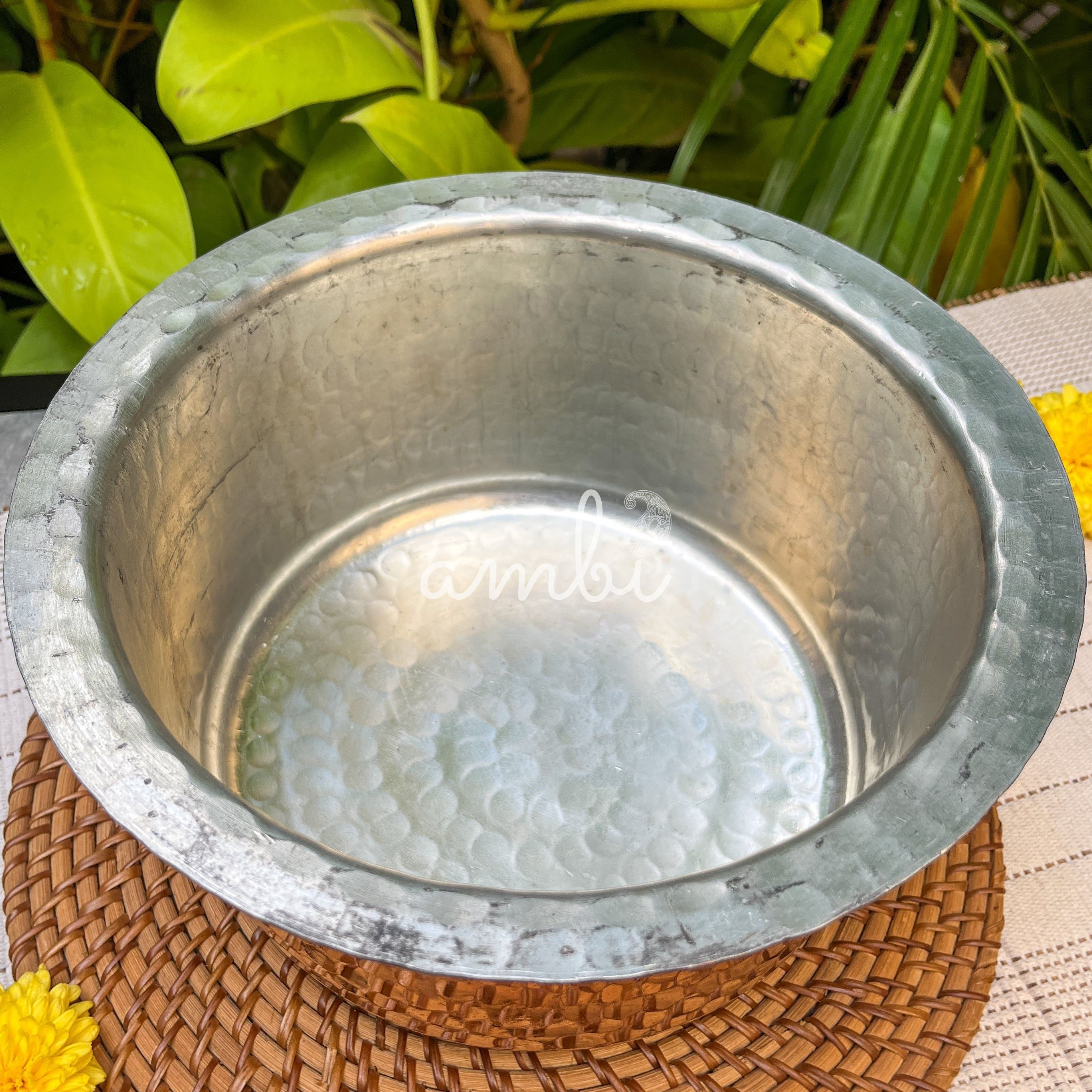 Beautiful Pure Copper Traditional Patila - Plain Design - 3.0 L