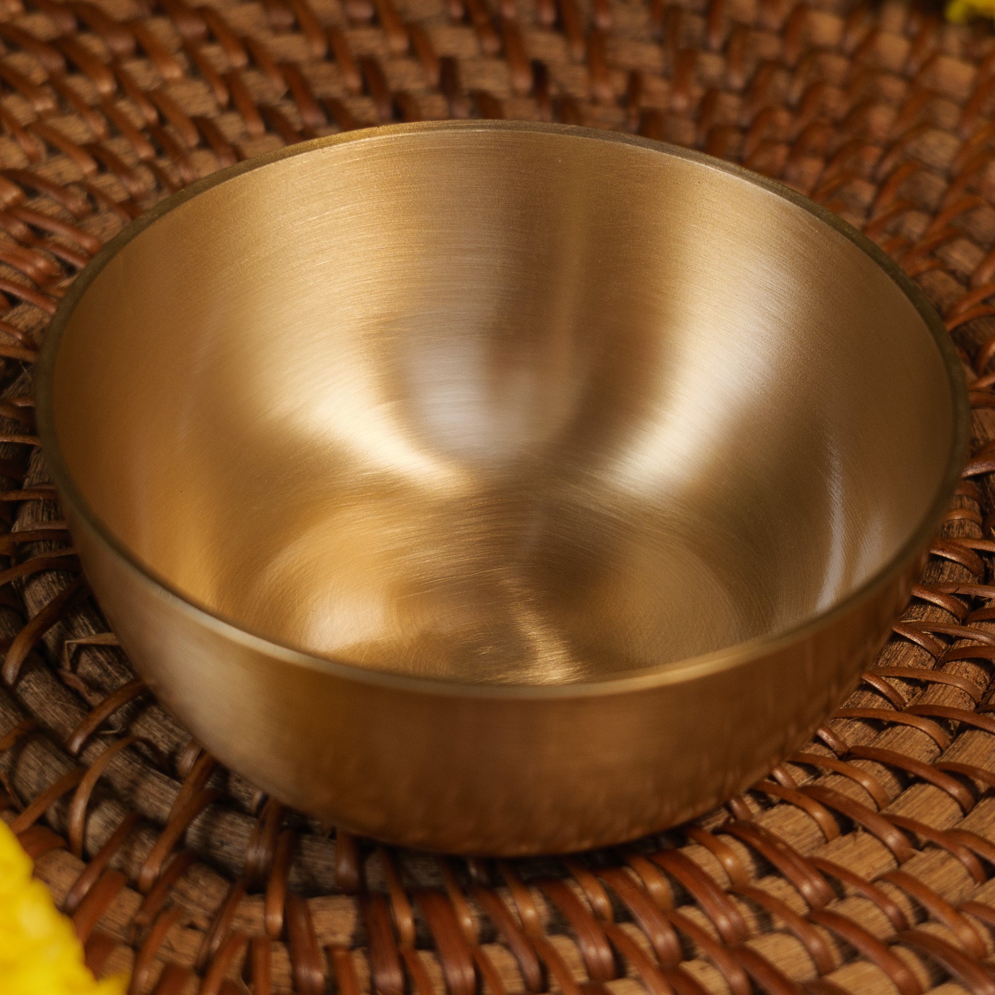 AMBI Pure 100% Lead Free Kansa Small Katori / Bowl - 3.5 inches diameter 115g - Lacqour Finish