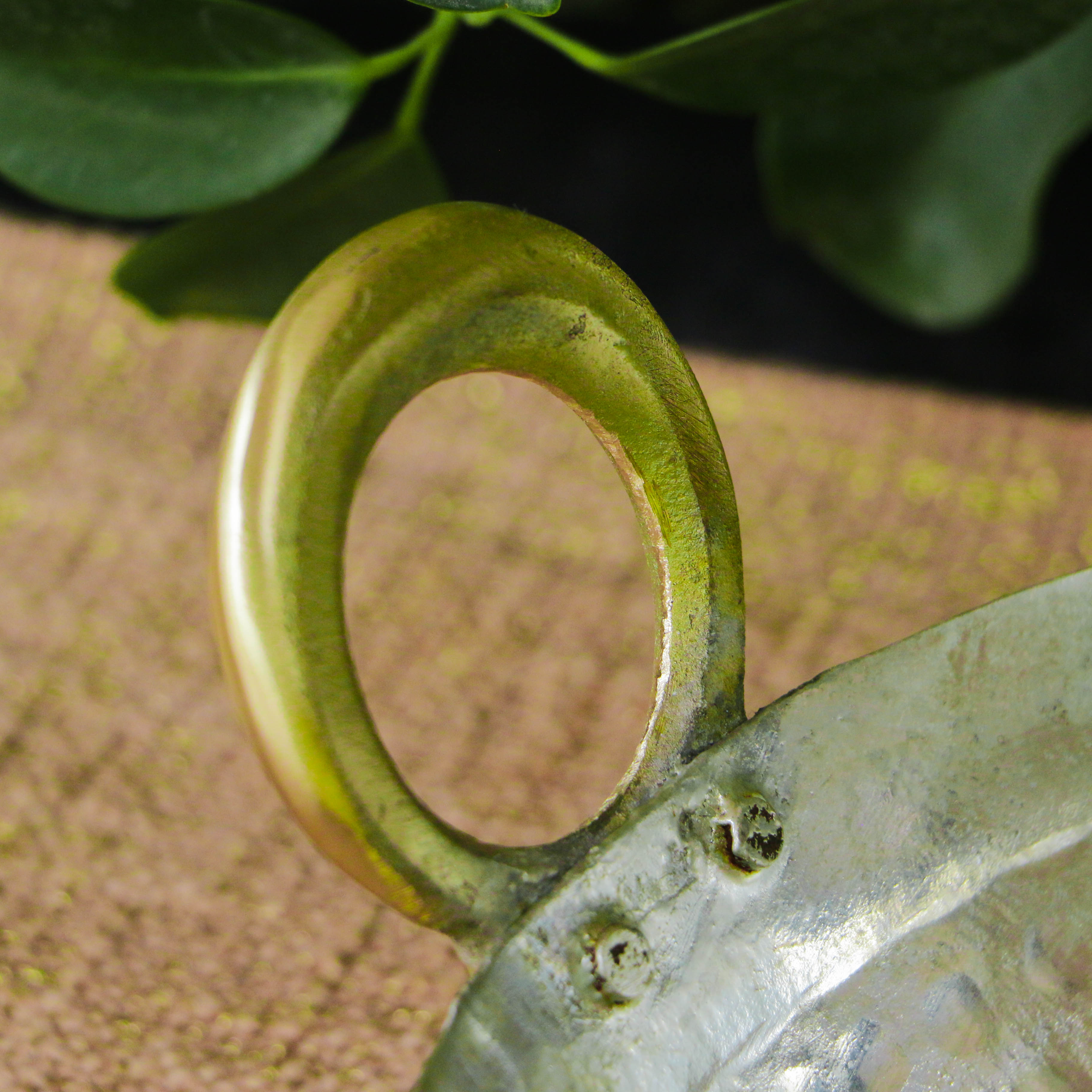 Pure Brass Heavy Base Traditional Style Kadhai / Kadai Medium - 10 Inches Diameter with Tin Coating (Kalai)