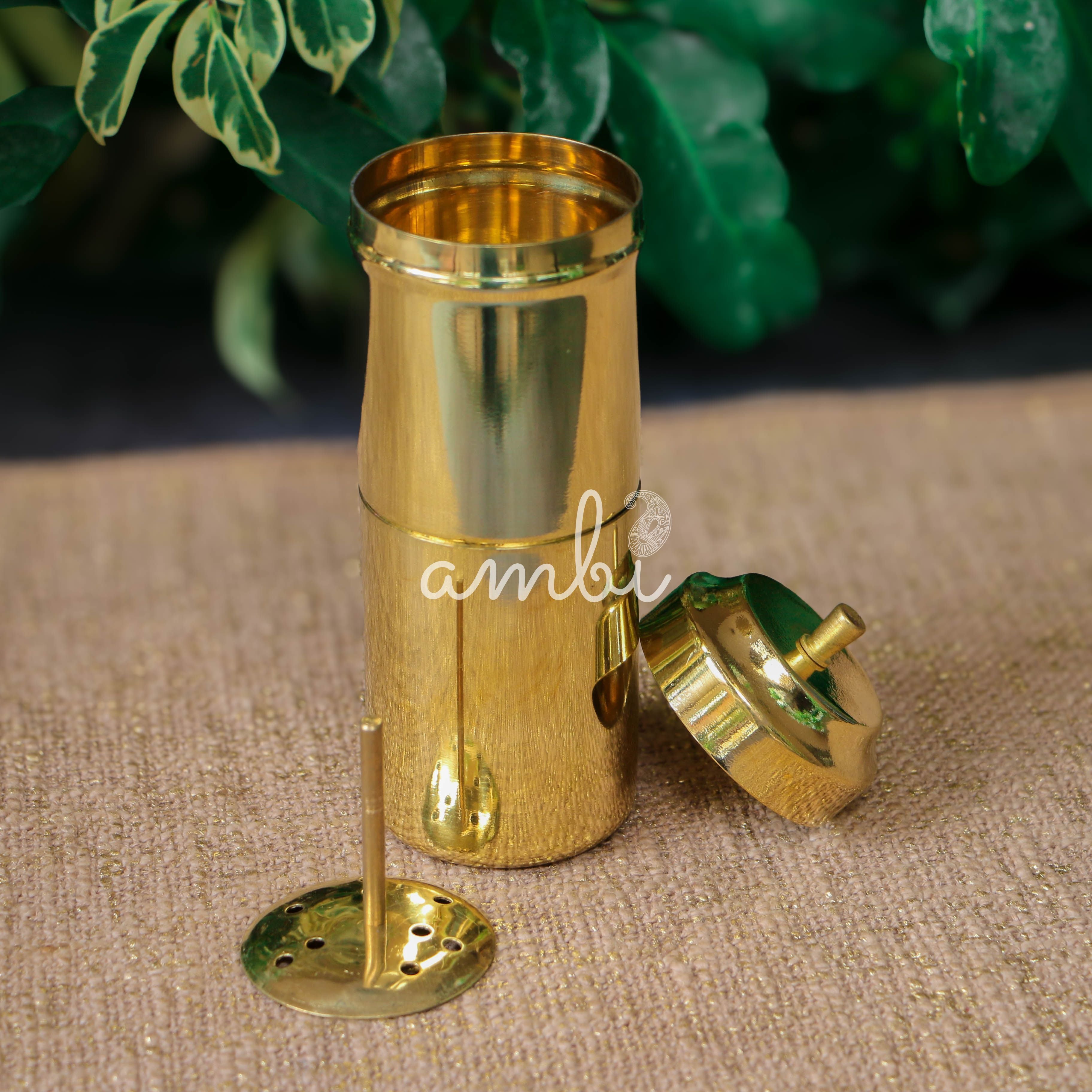 Pure Brass Coffee Filter - Gloss Finish - Large - 4-6 Cups