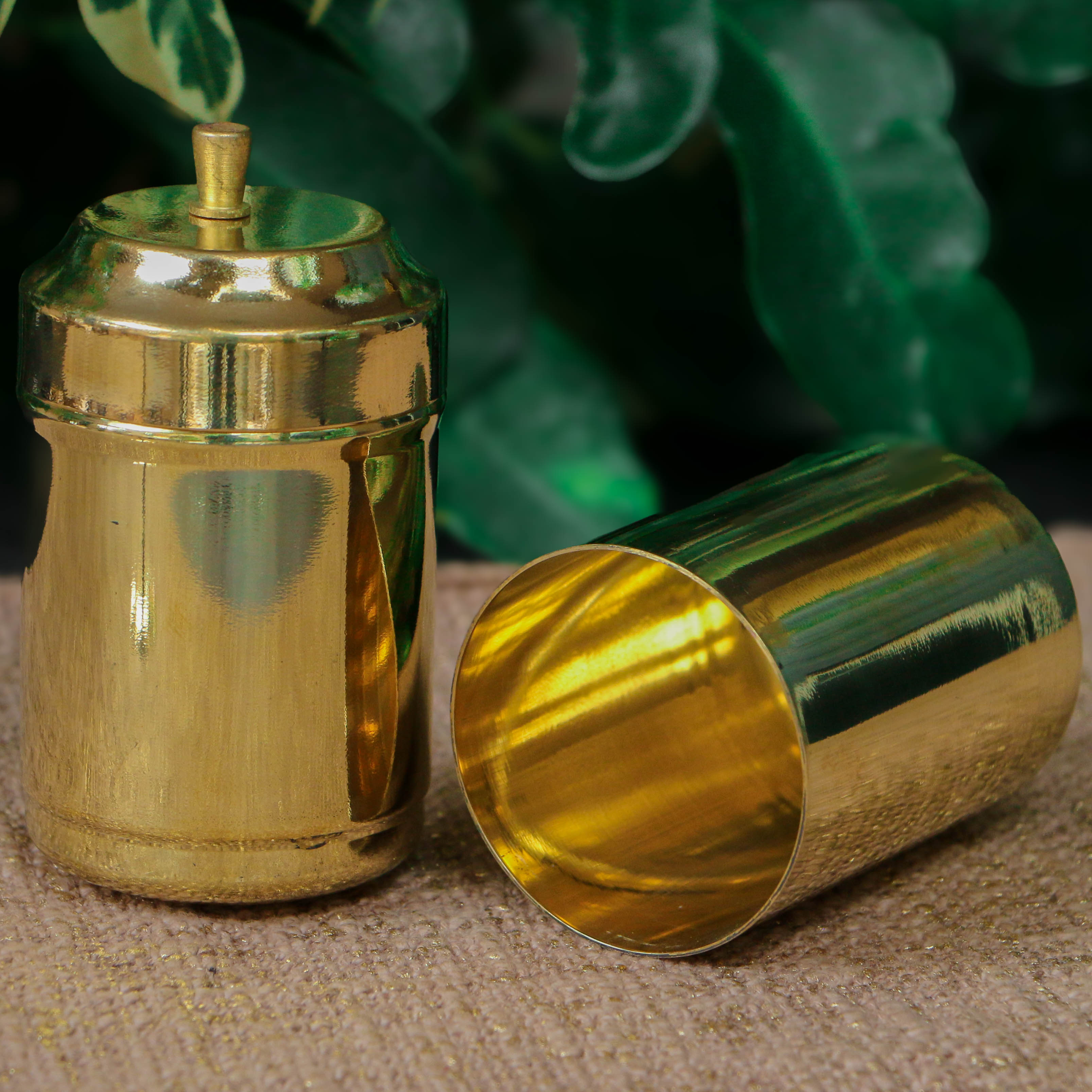 Pure Brass Coffee Filter - Gloss Finish - Large - 4-6 Cups