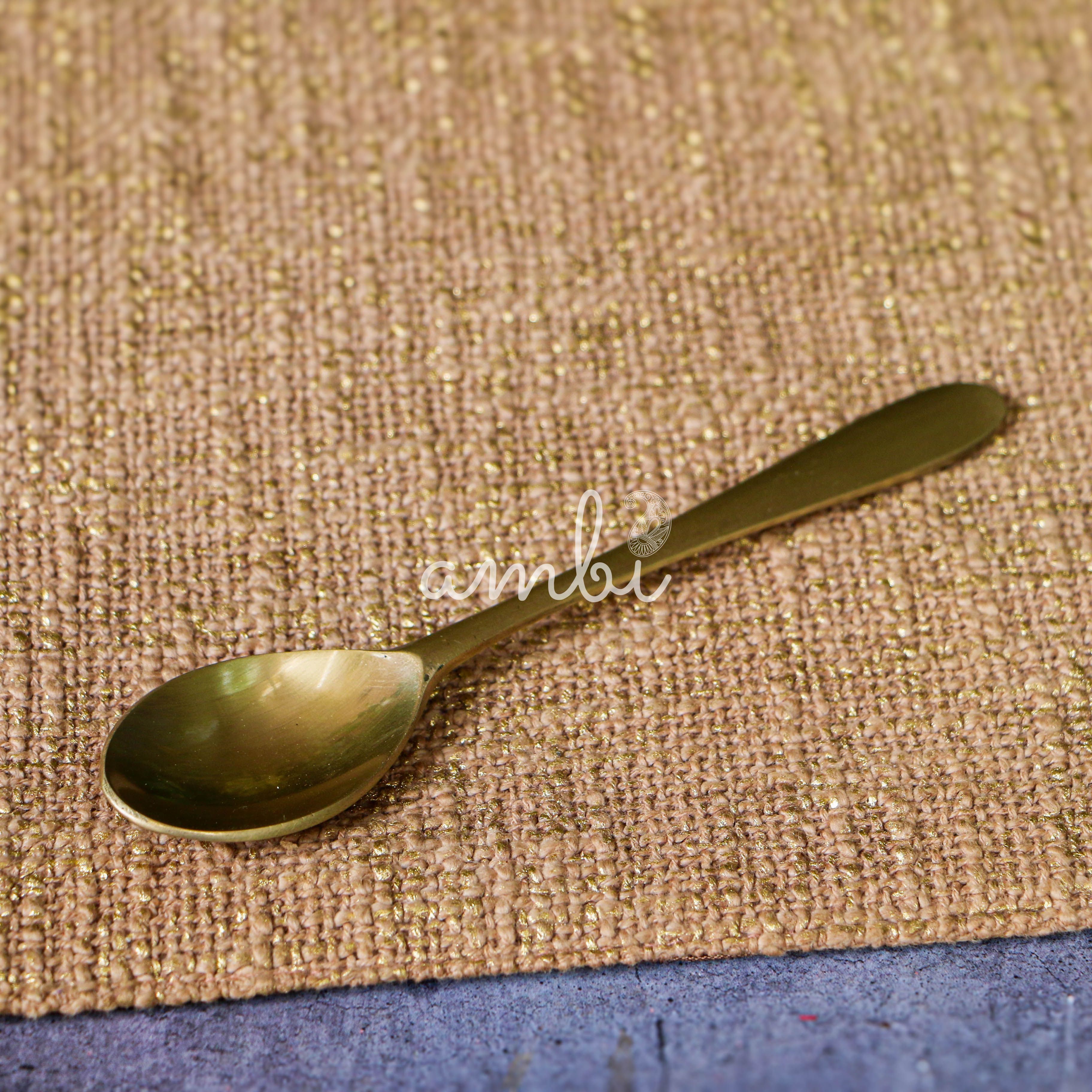 Elegant Heritage Pure 100% Lead Free Kansa Khichdi Set with Spoon 450 ml - 5.5 Inches Khichdi Set Bowl