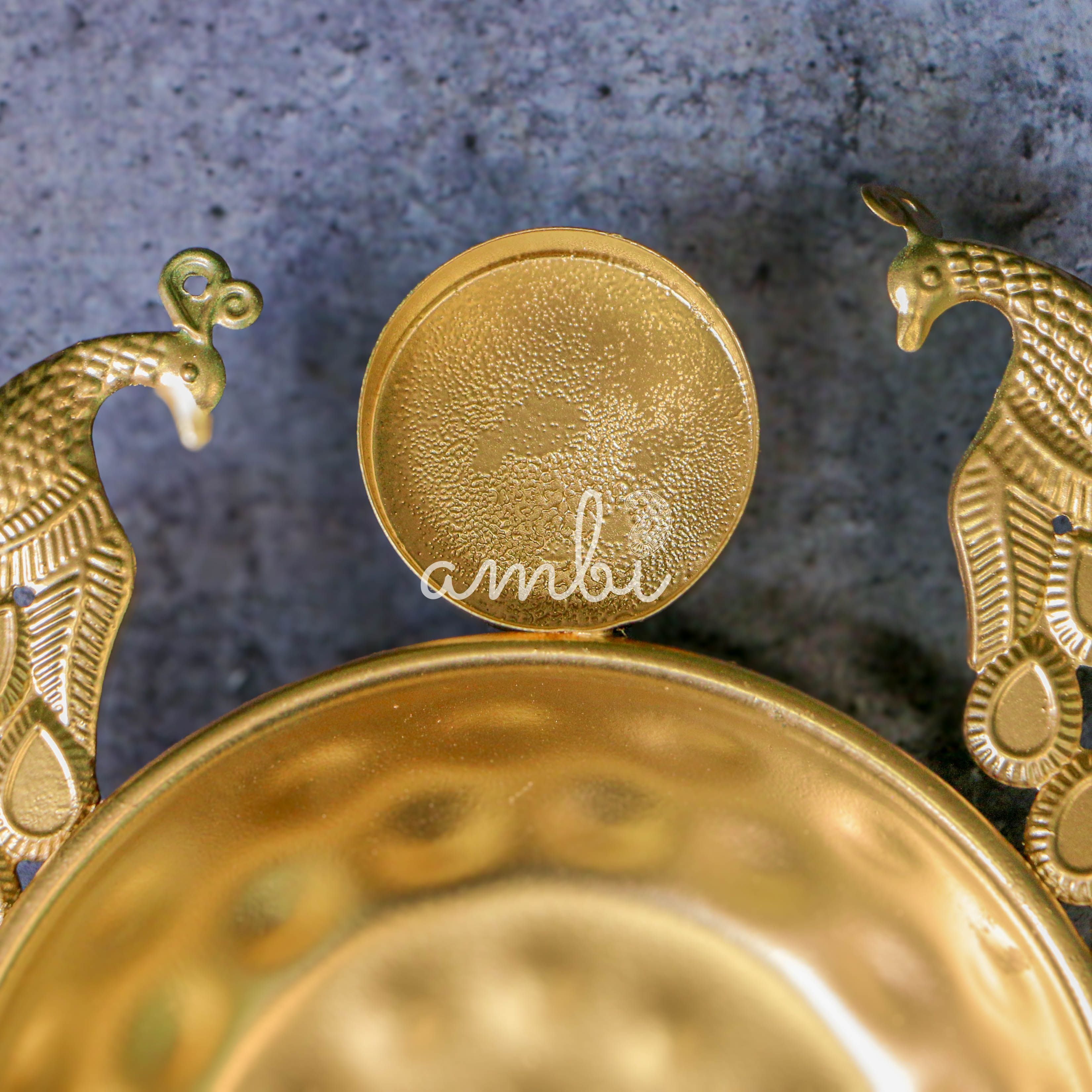 Ambi Metal Urli and Diyas for Blissful Home Decor Collection - 8.5 inches Diameter