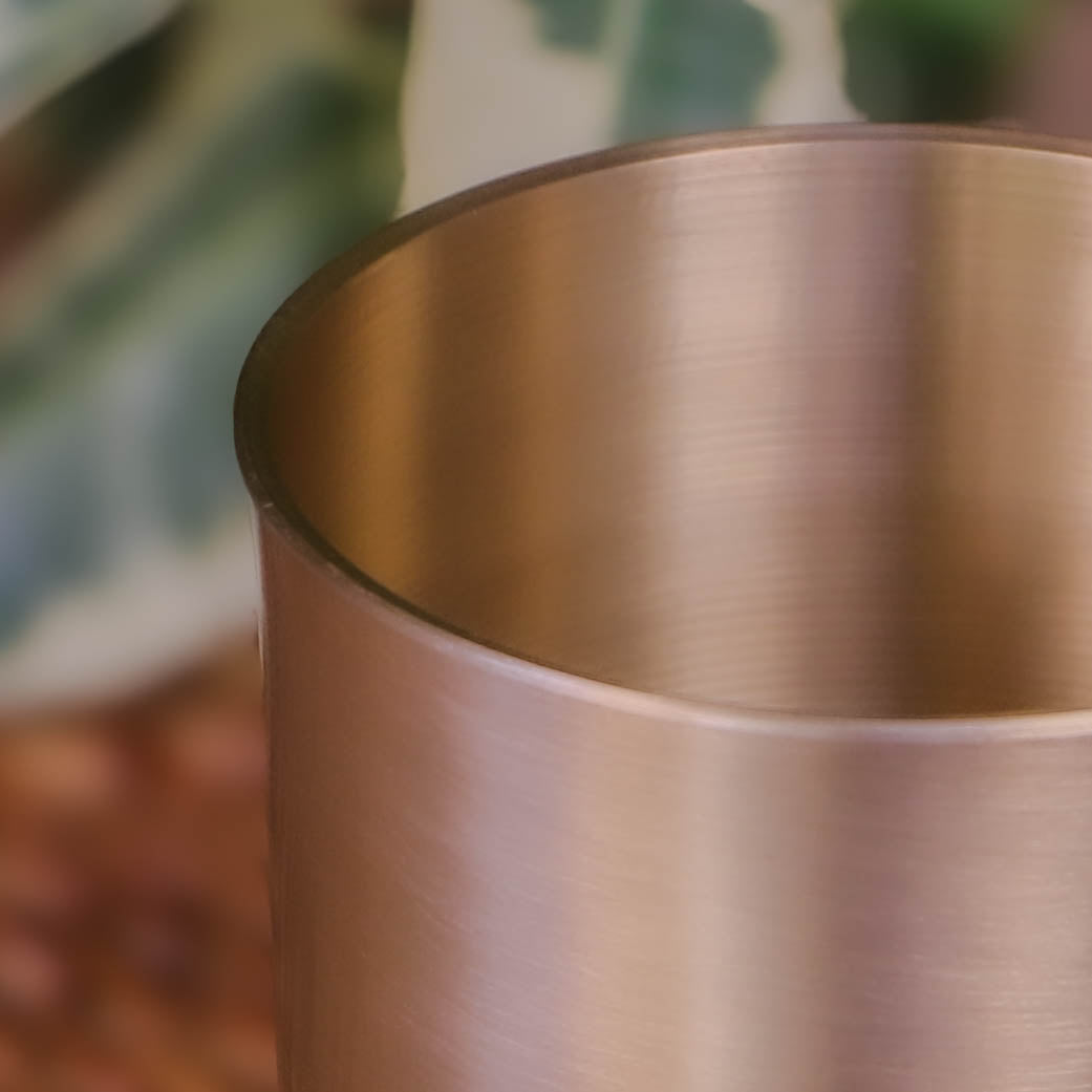 AMBI Pure 100% Lead Free Kansa Small Traditional Ayurvedic Water / Juice Glass | Kids 150ml