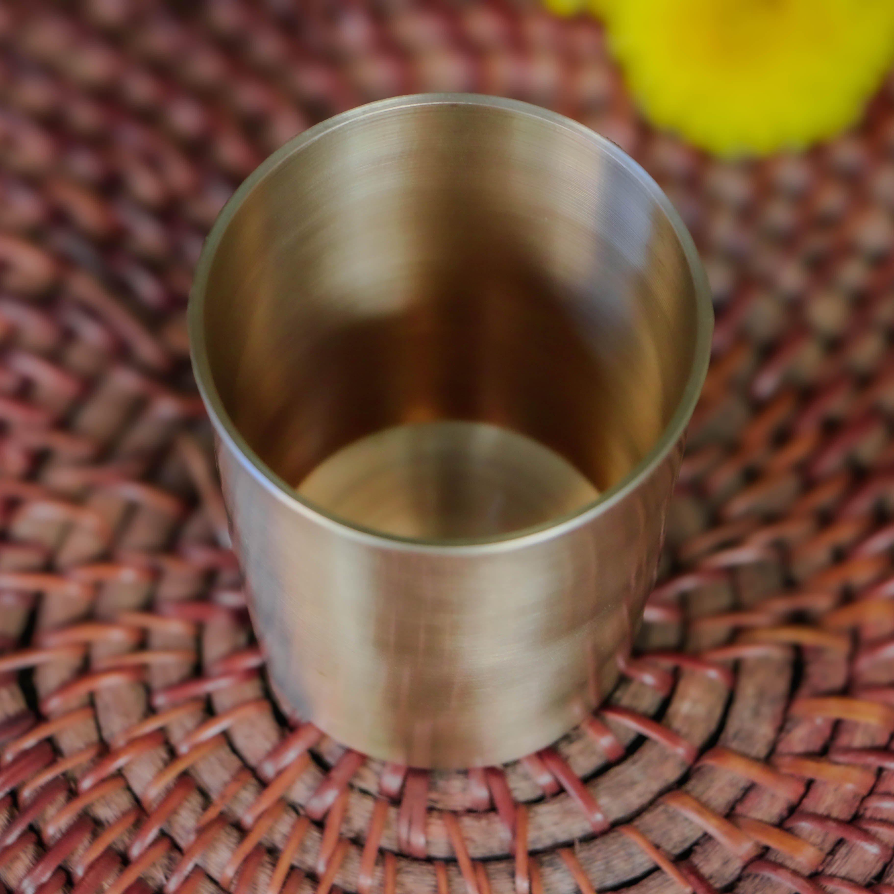 AMBI Pure 100% Lead Free Kansa Small Traditional Ayurvedic Water / Juice Glass | Kids 150ml