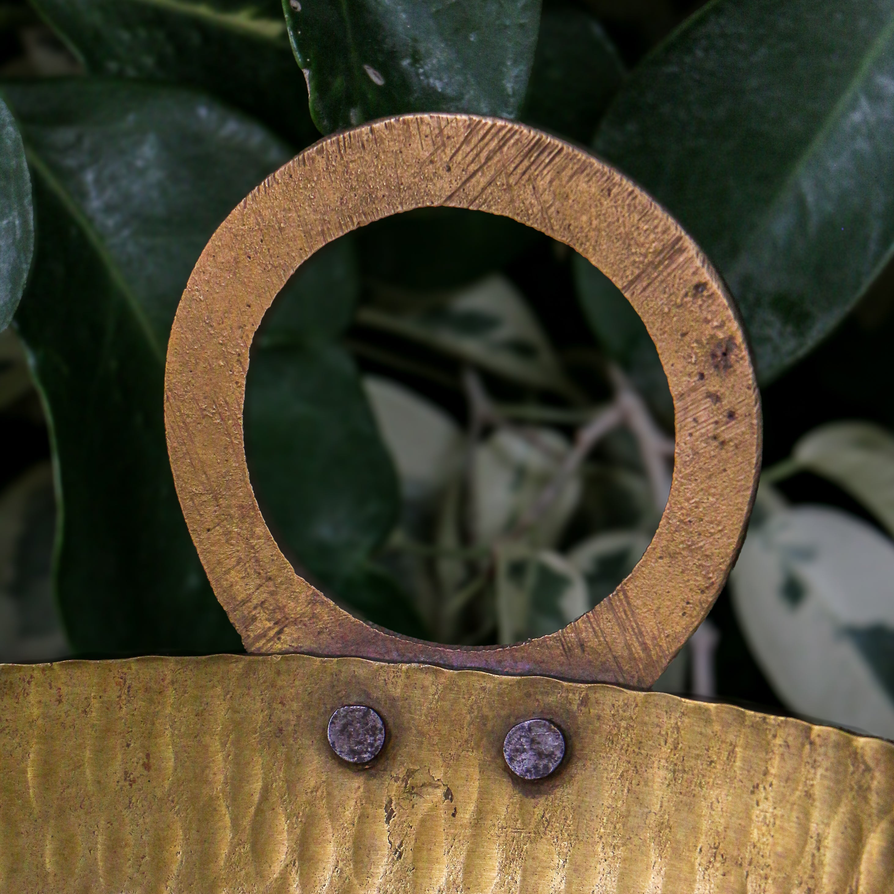 Handcrafted Vintage Brass Kadai — 13 Inches | Pre-Loved | Ambi
