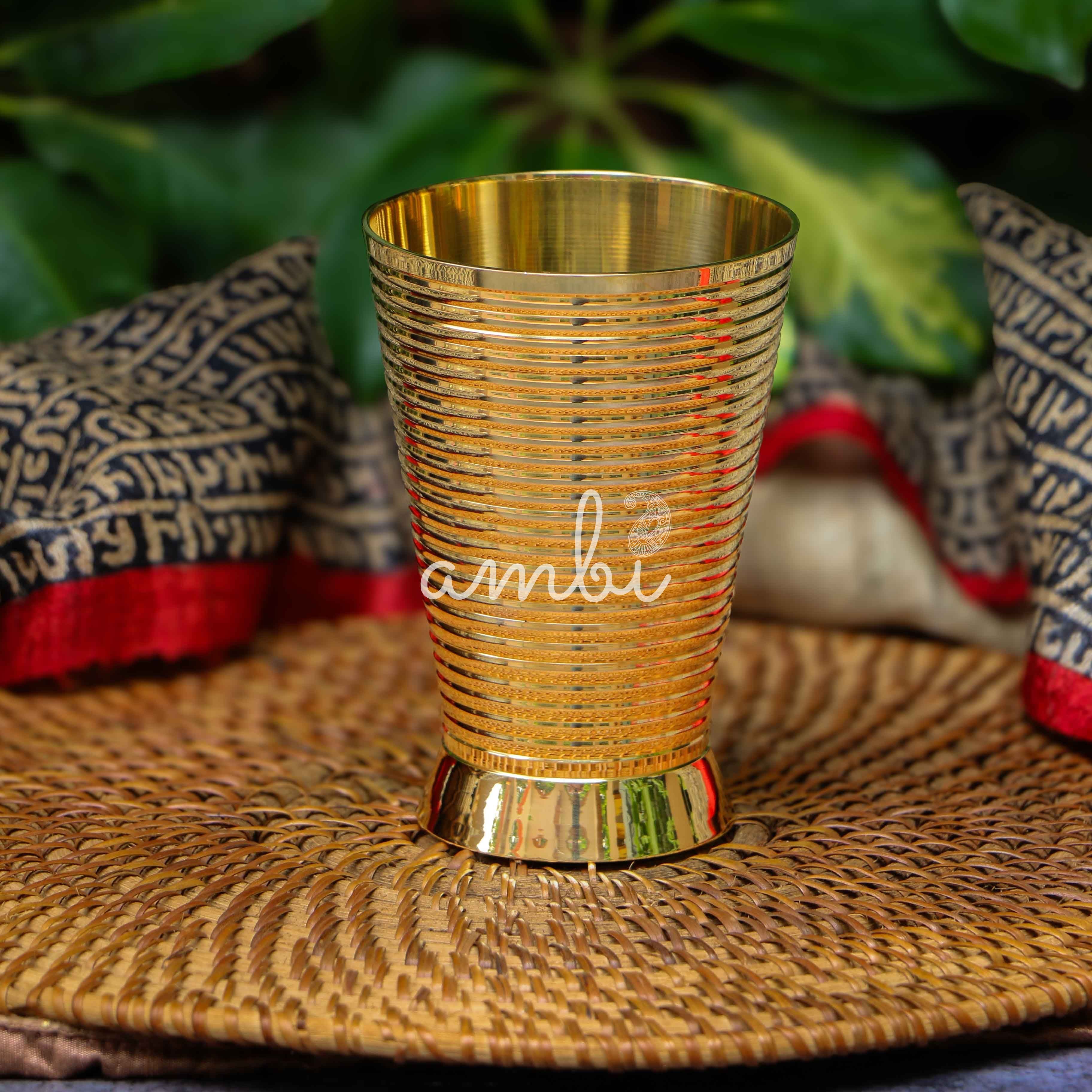 Ambi Pure Brass Designer Glass