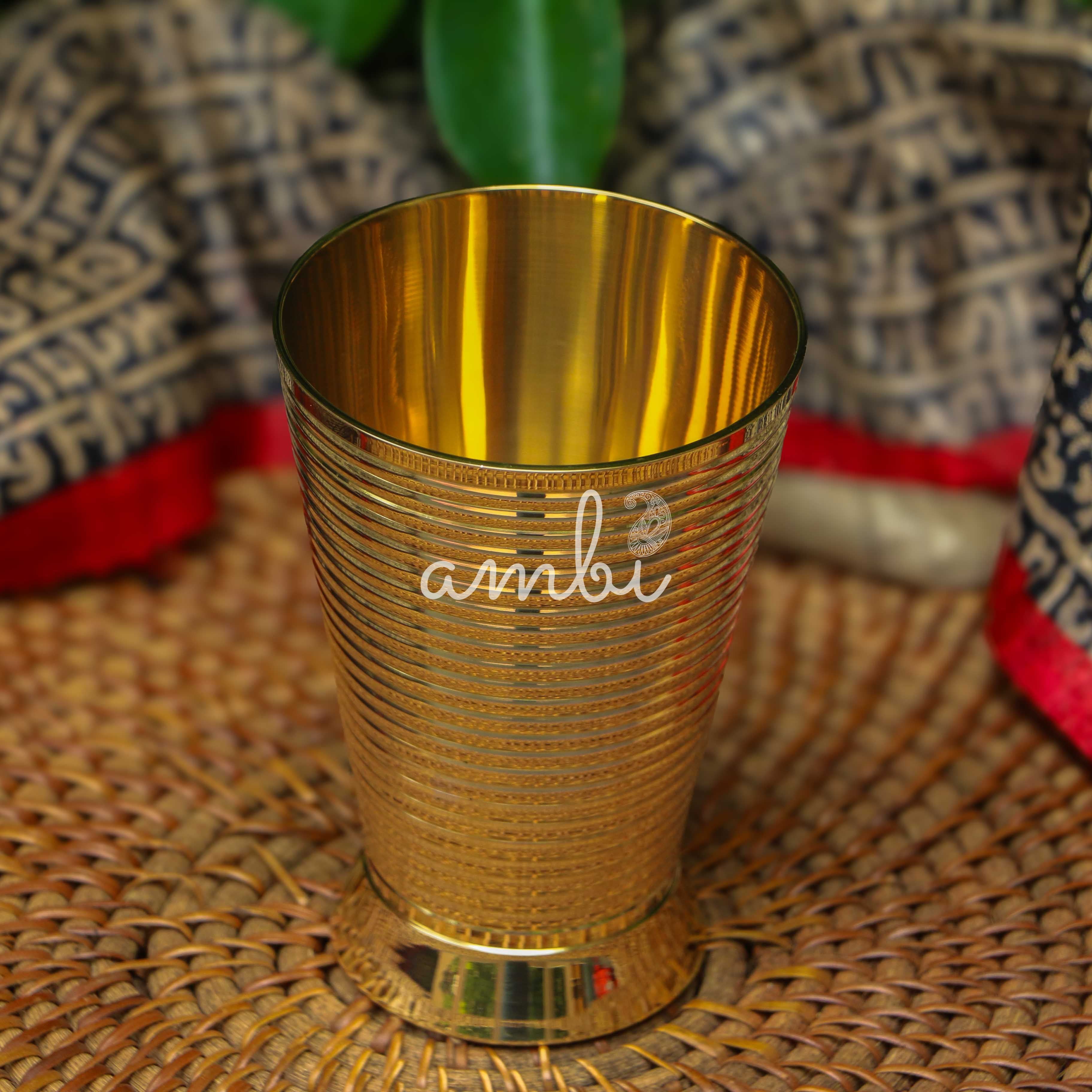 Ambi Pure Brass Designer Glass