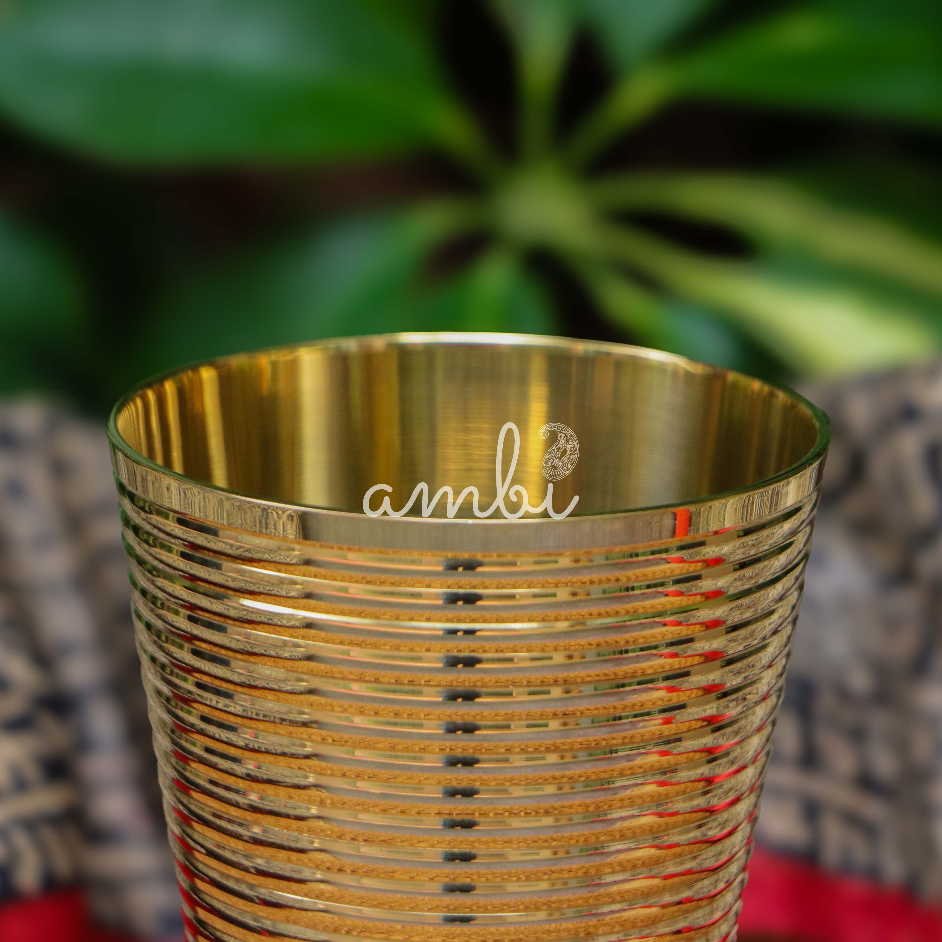 Ambi Pure Brass Designer Glass