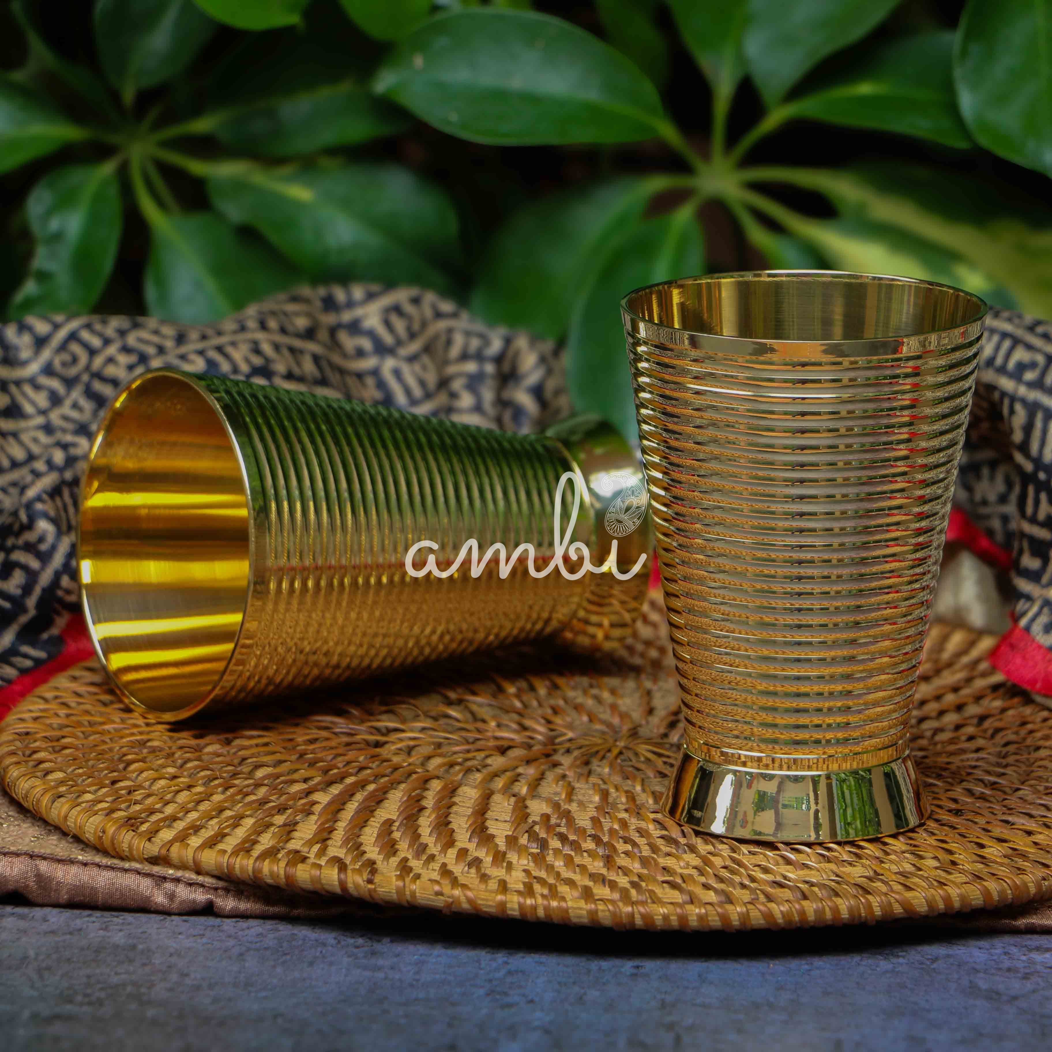 Ambi Pure Brass Designer Glass