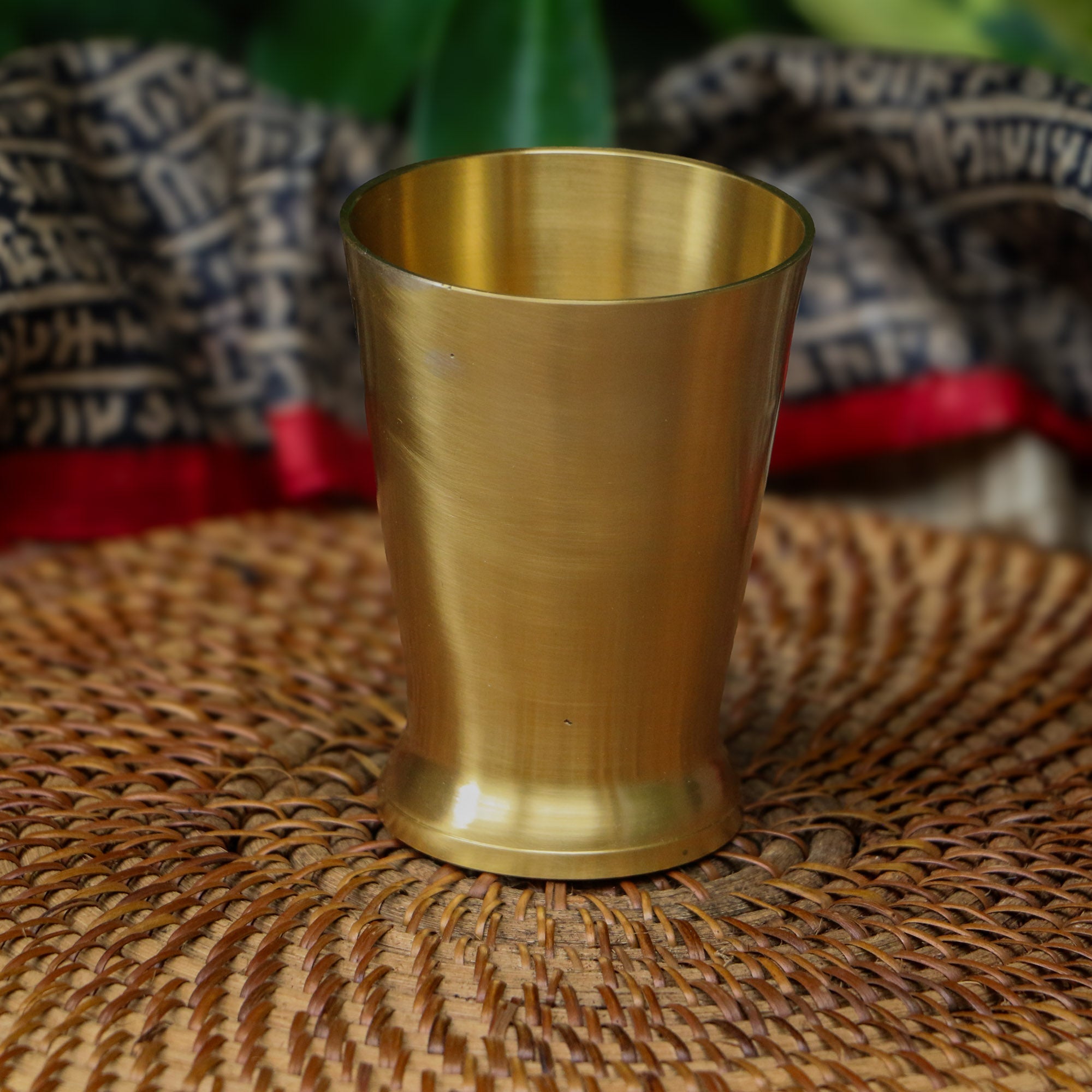 Ambi Pure Kansa Antique Drink Glass 250 ML – 100% Lead-Free Bronze Drinking Glass