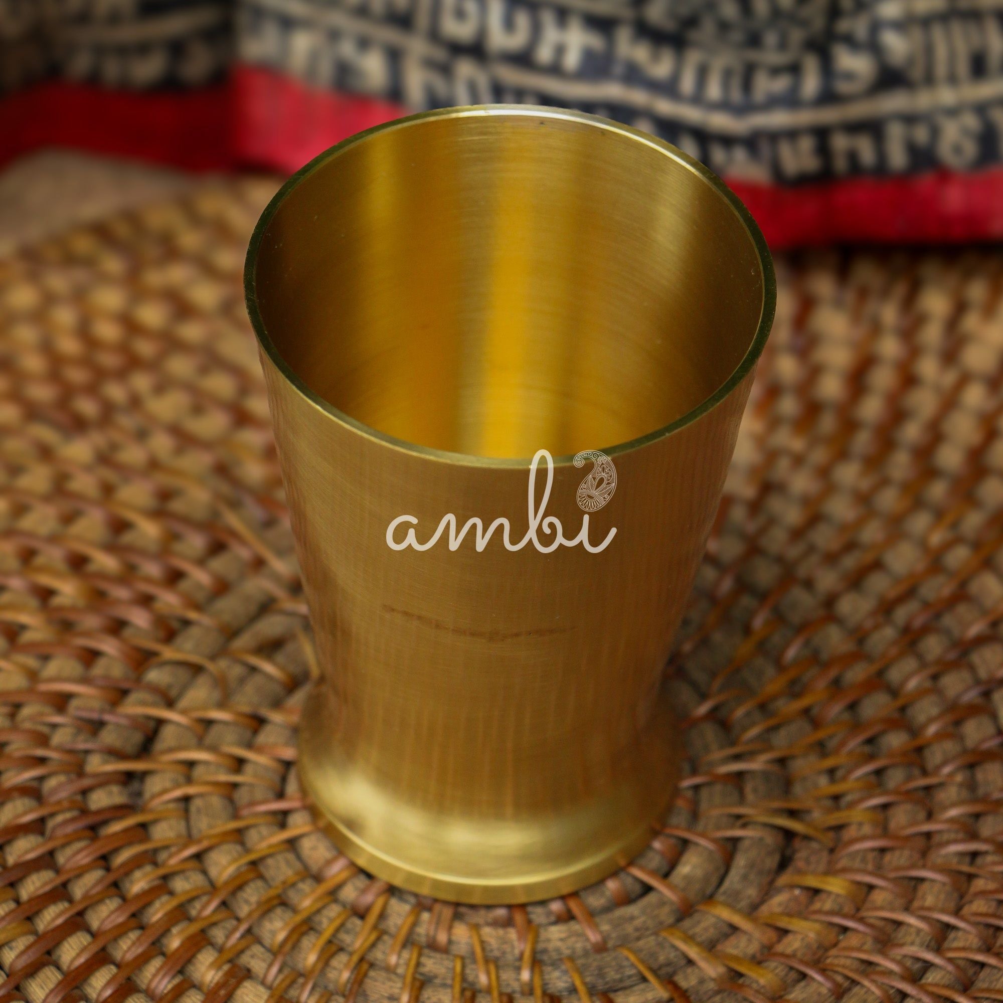 Ambi Pure Brass Antique Drink Glass