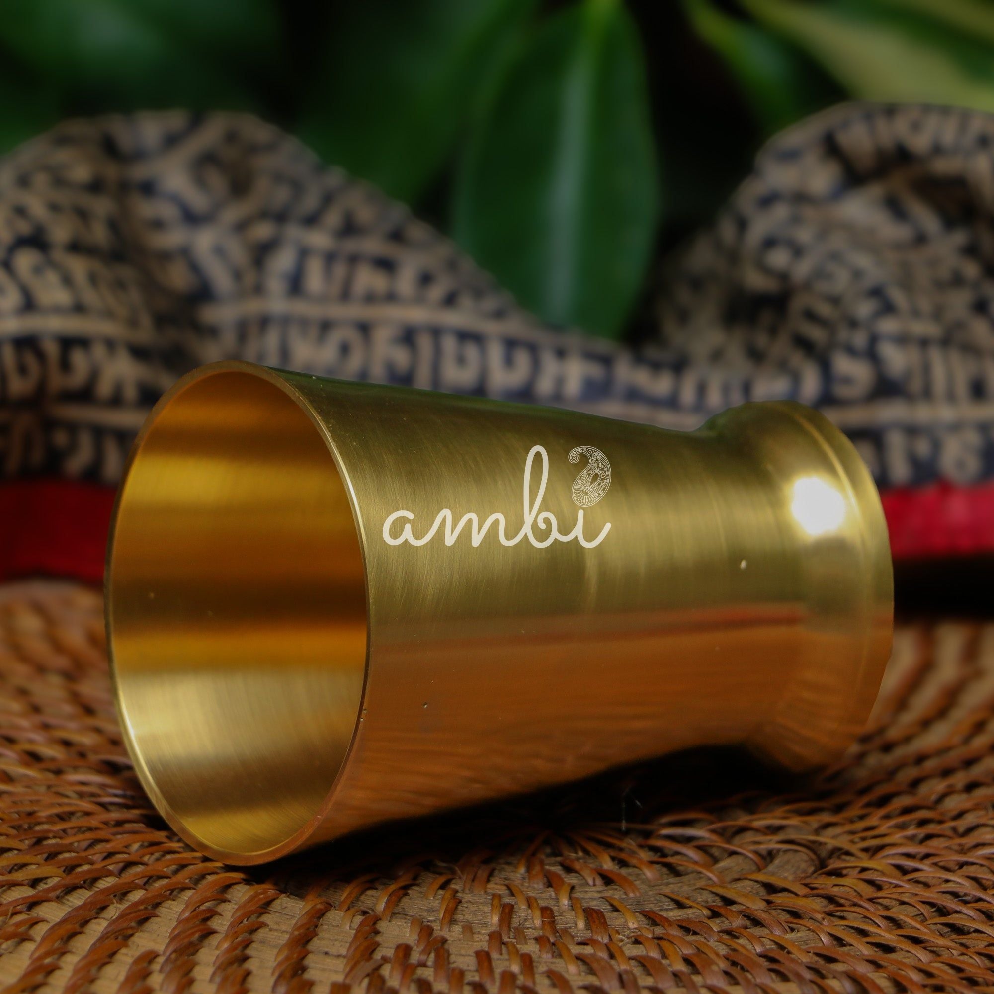 Ambi Pure Brass Antique Drink Glass