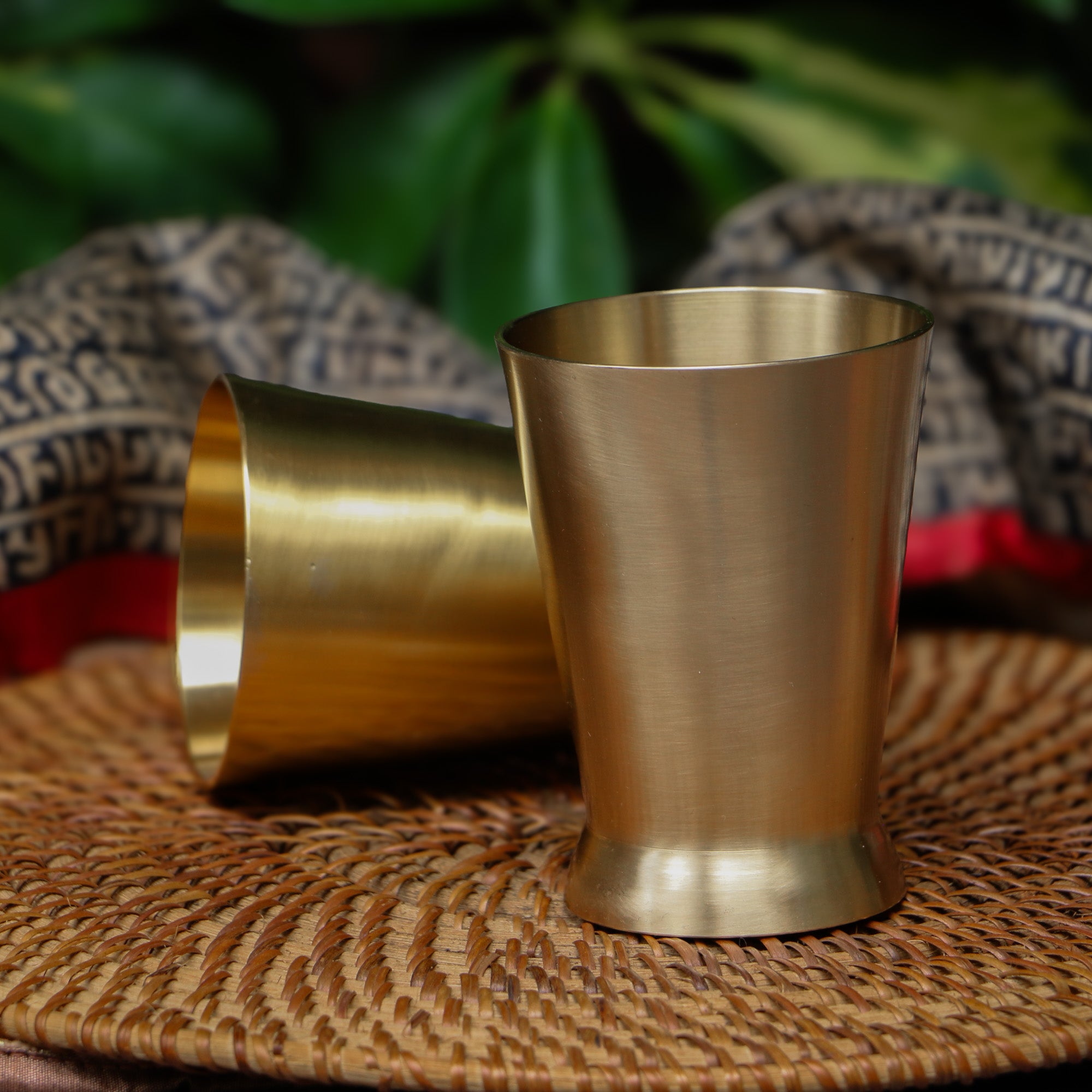 Ambi Pure Brass Antique Drink Glass