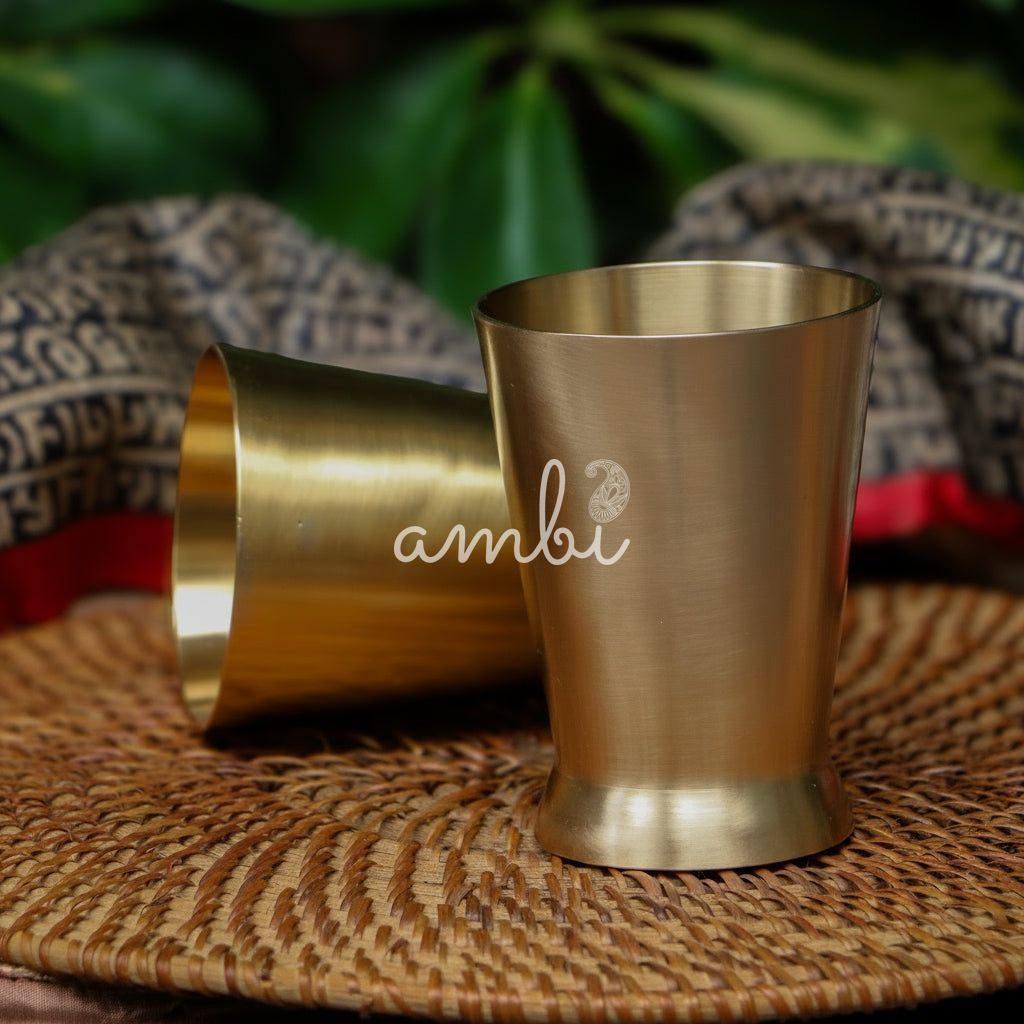 Ambi Pure Brass Antique Drink Glass
