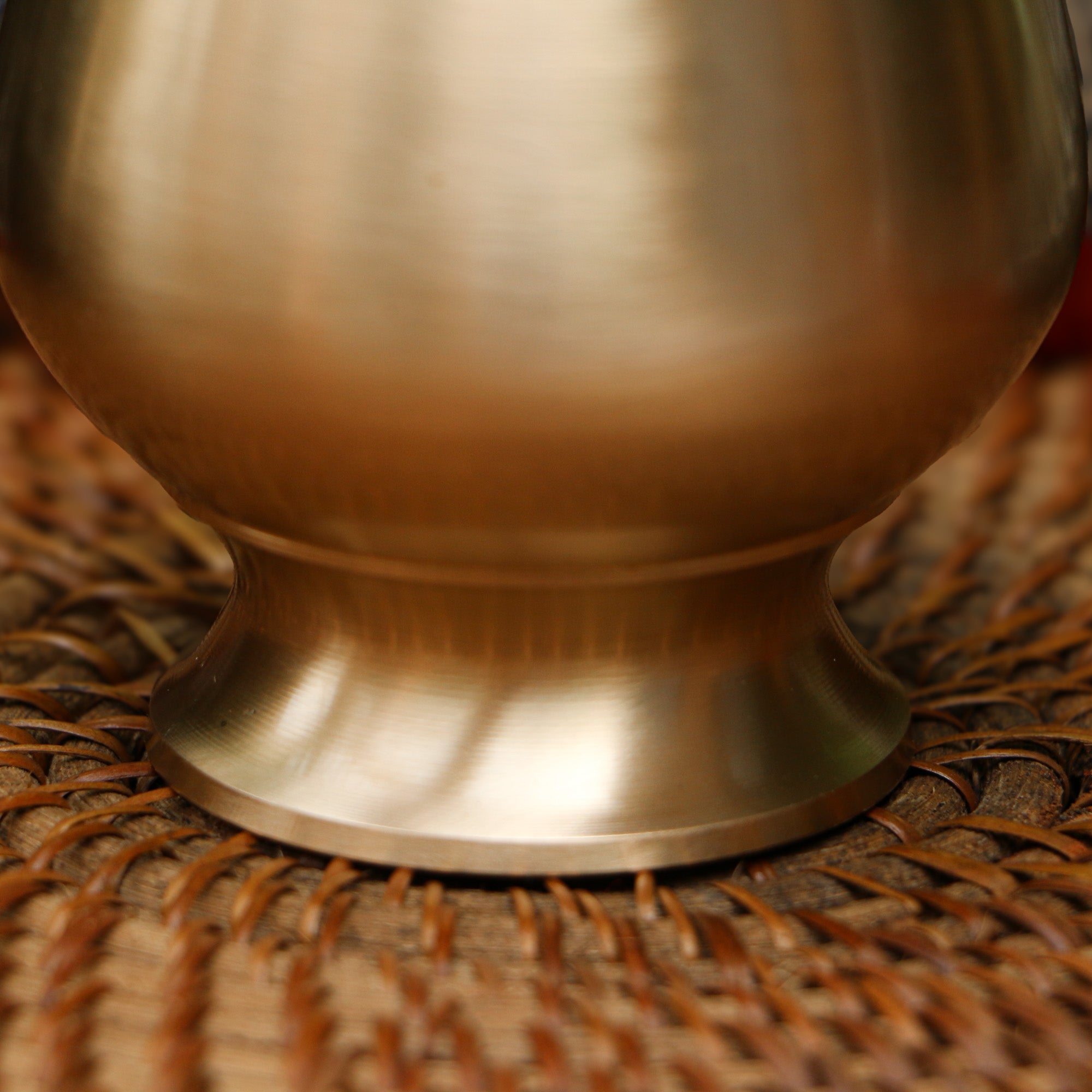 Ambi Brass Dessert / Ice Cream - Designer Goblet with Spoon