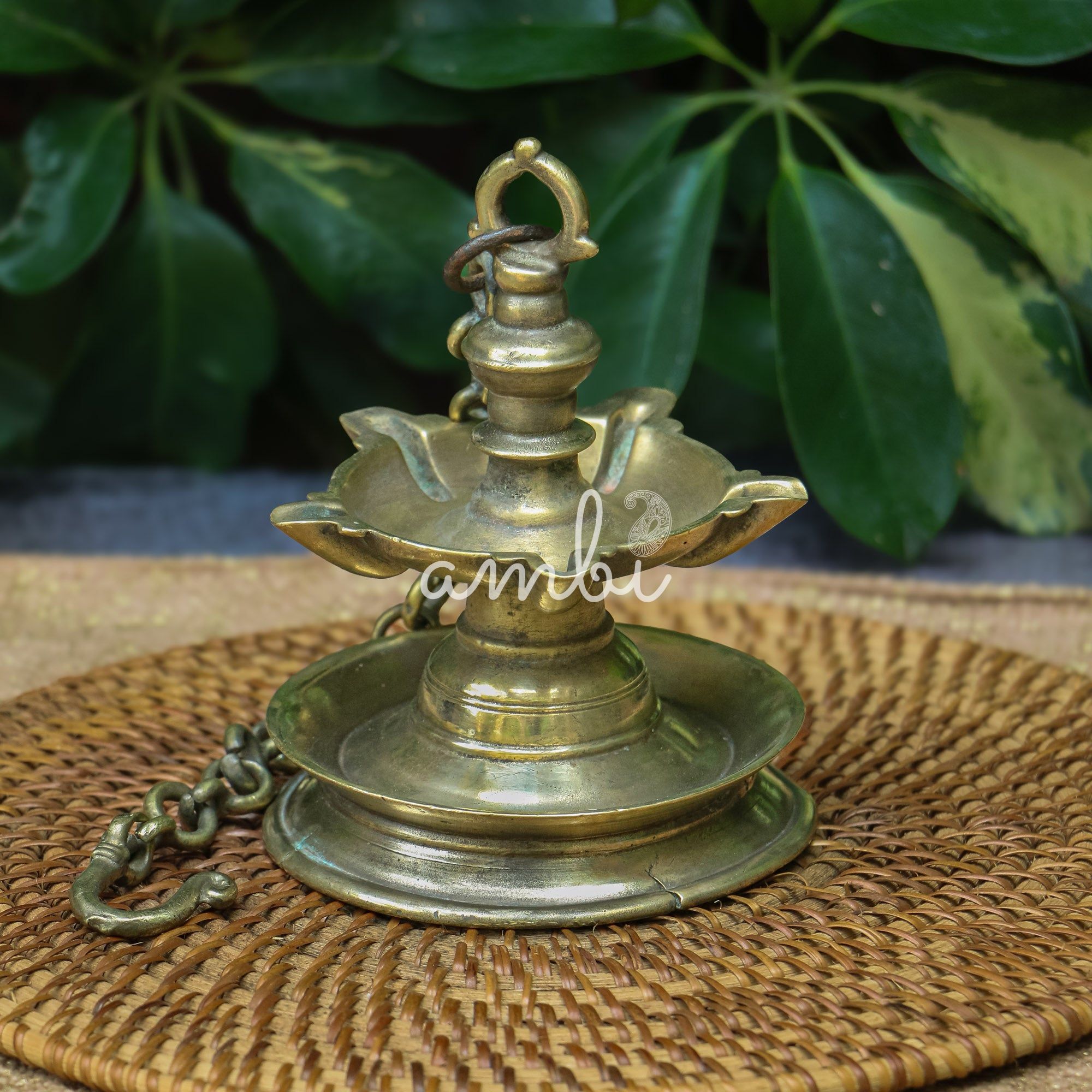 Ambi Pure Brass True Vintage Brass Diya