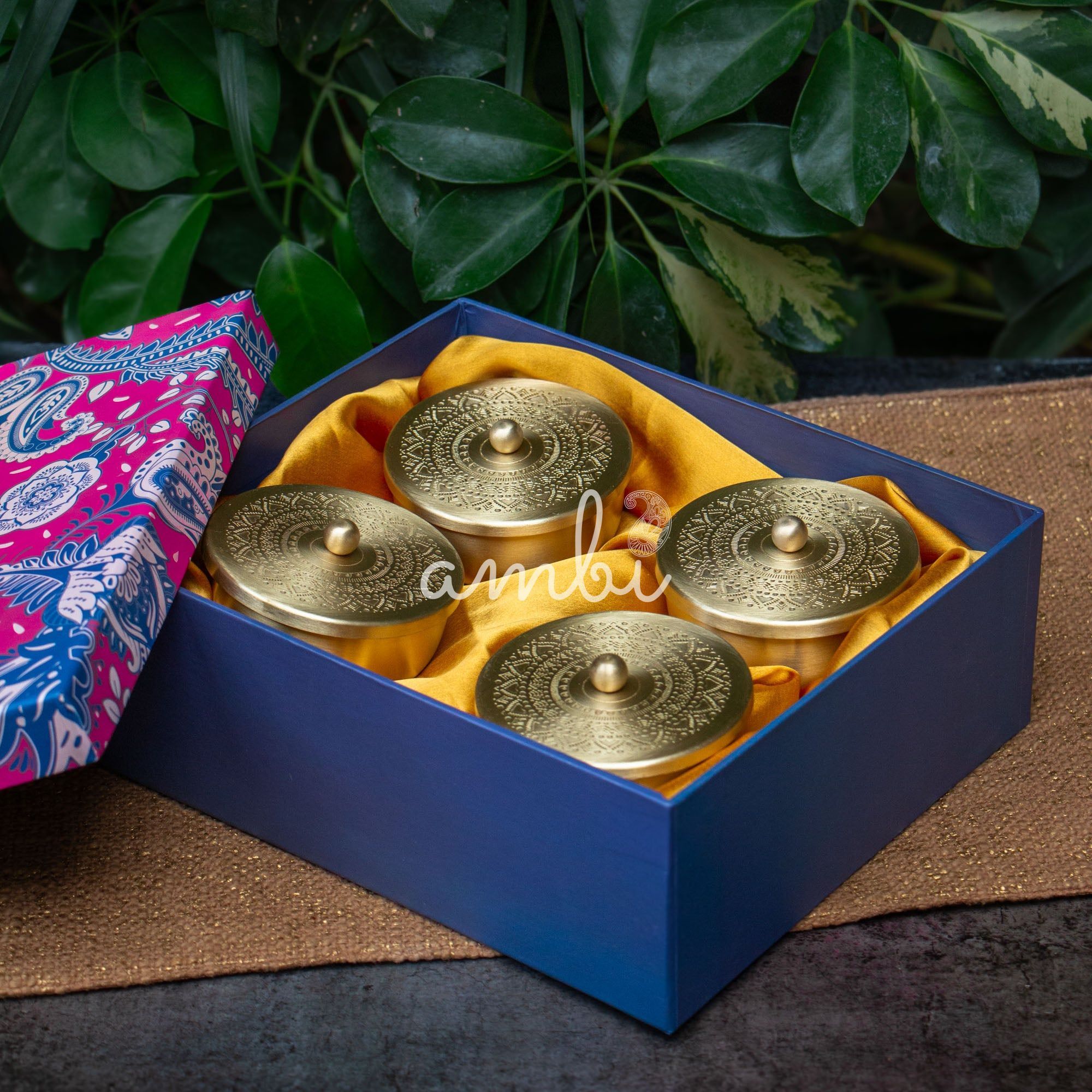 Ambi Gift Set of 4 Nut Box
