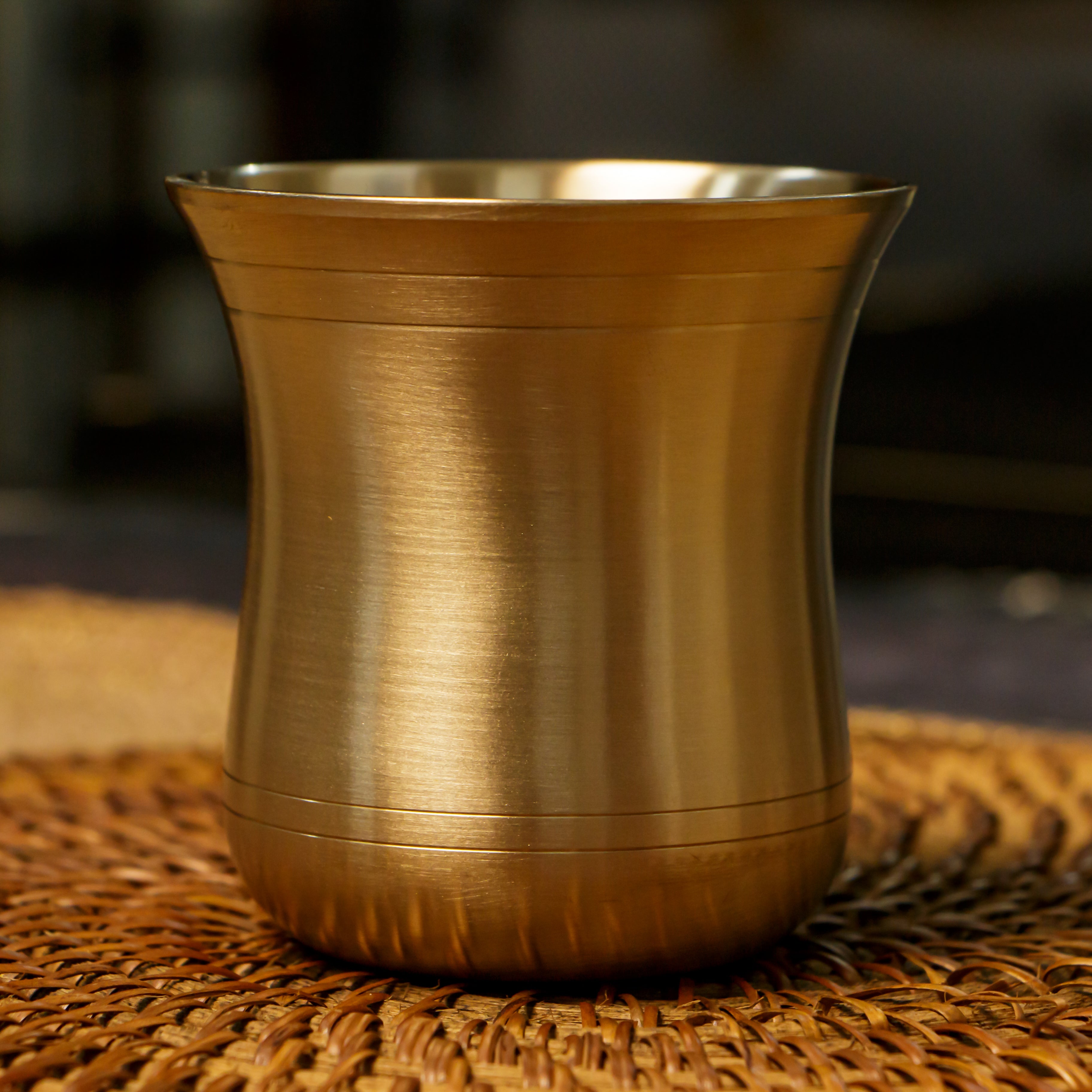 Ambi Elegant Traditional Pure 100% Lead Free Kansa Lota  Glass 275 ml