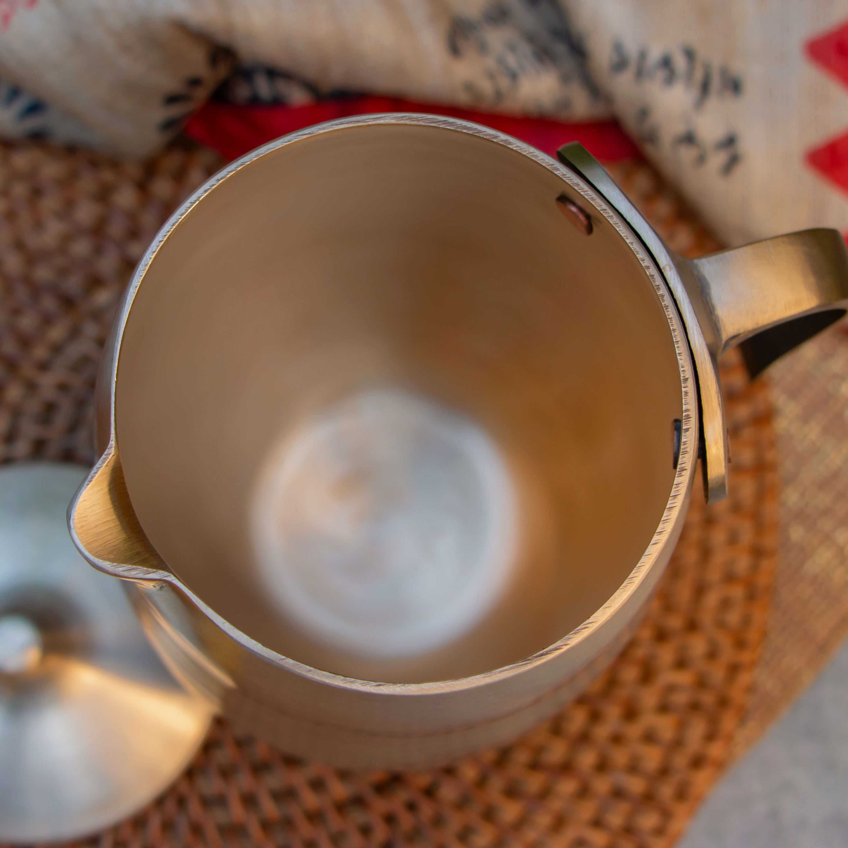 Ambi Beautiful Pure 100% Lead Free Kansa Water Jug Heavy Make, Best Quality - 1.25 KG - Heavy Make