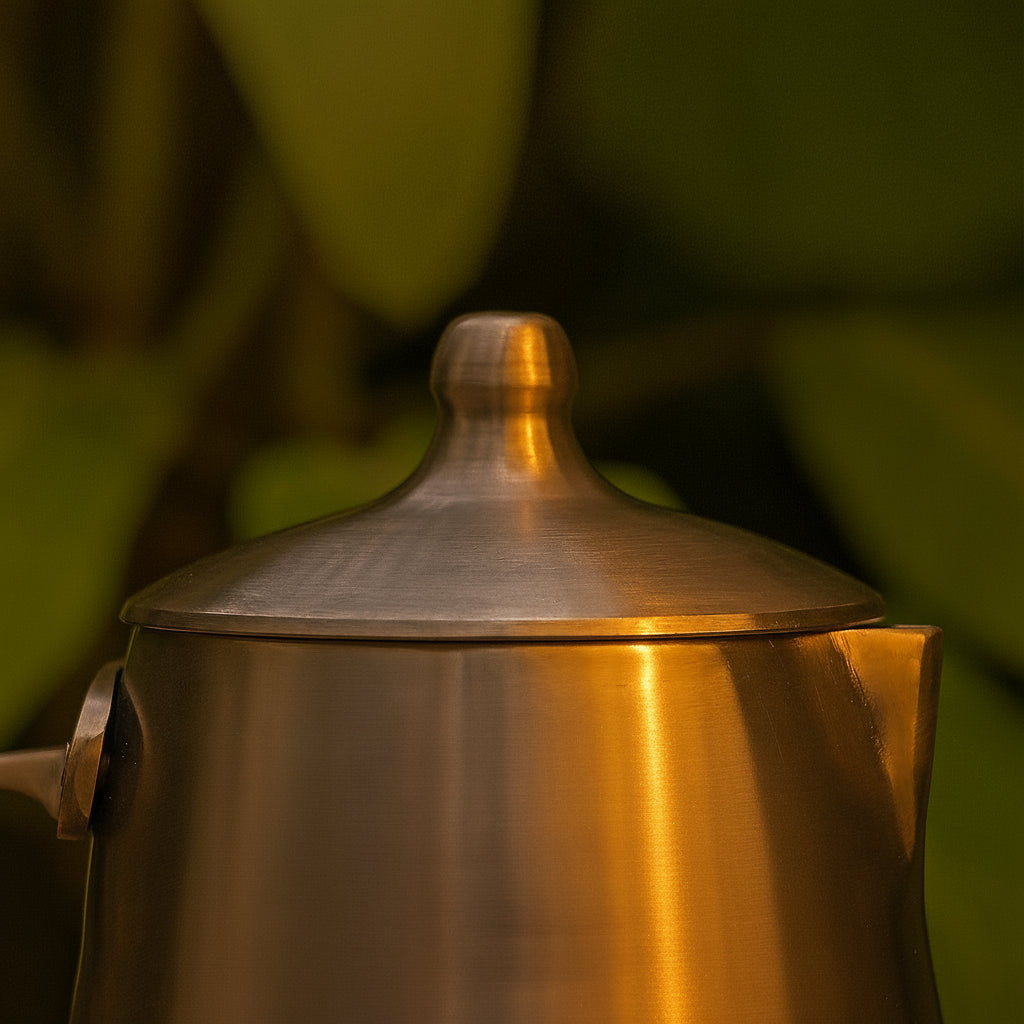 Ambi Beautiful Pure 100% Lead Free Kansa Water Jug Heavy Make, Best Quality -Small