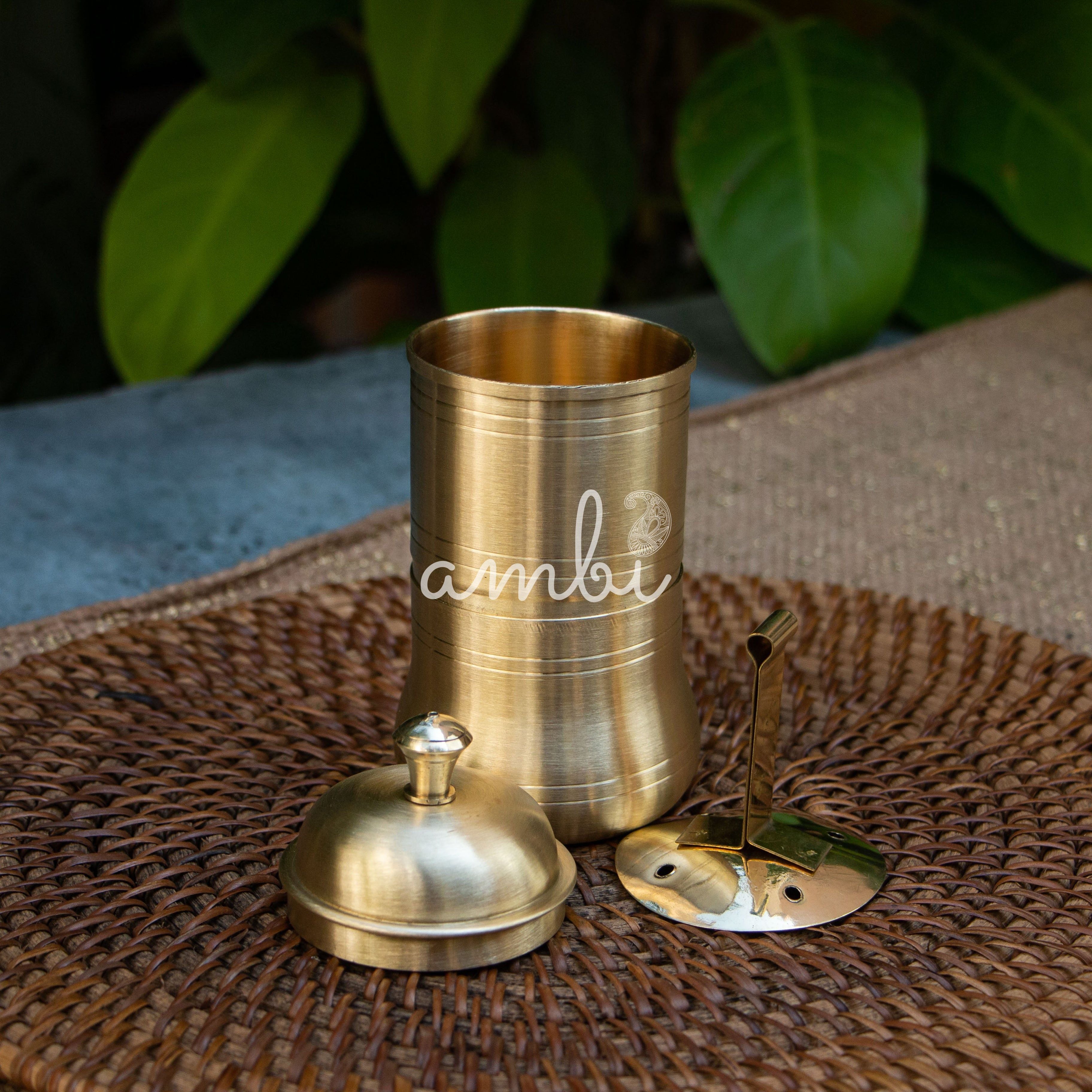 Ambi 100% Pure Brass Coffee Filter